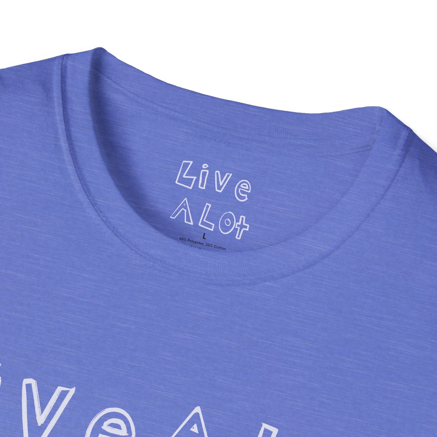 Live A Lot - Surfer Tee — Front & Back Print (Multiple Color Options)
