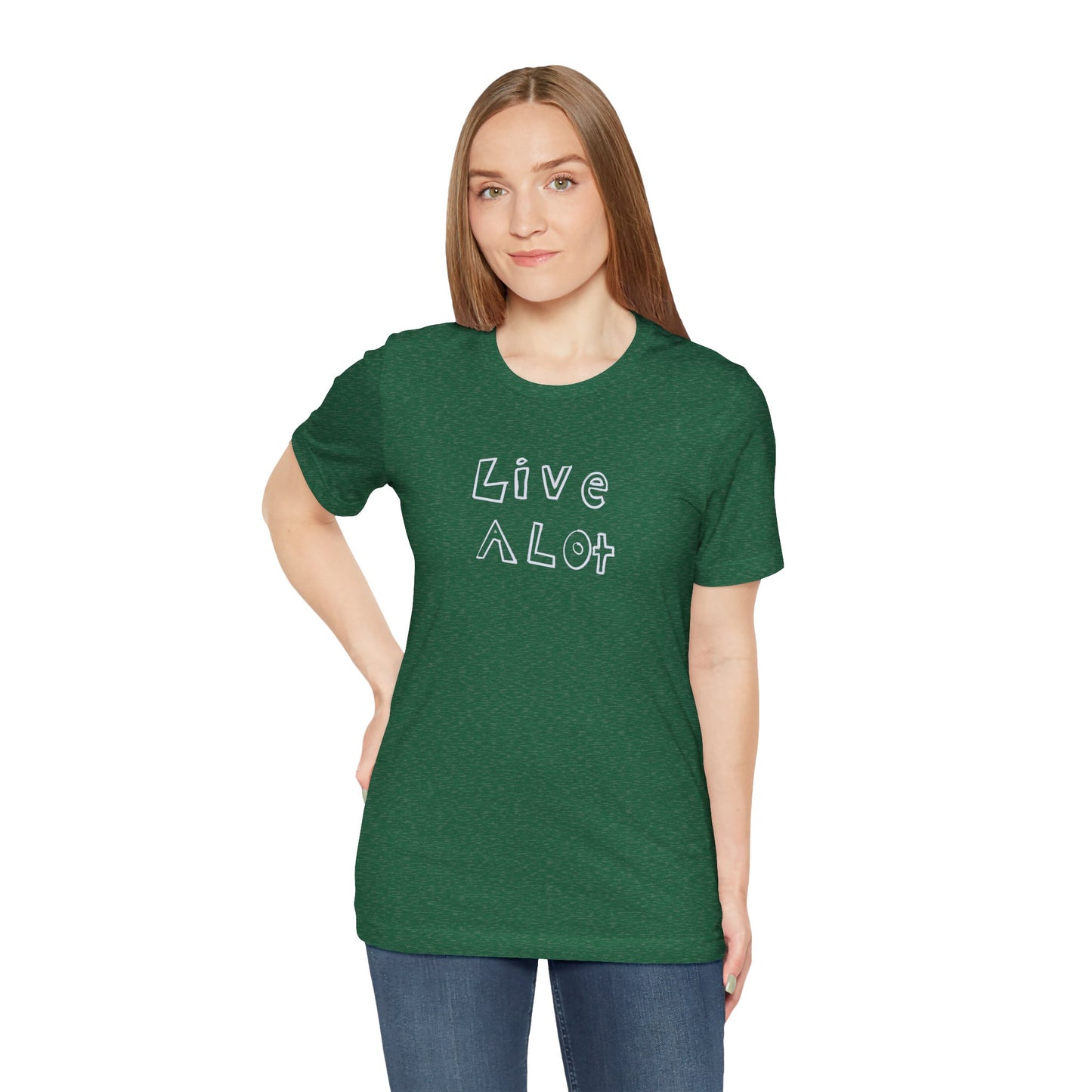 Live A Lot - Classic Jersey Tee (Multiple Color Options)
