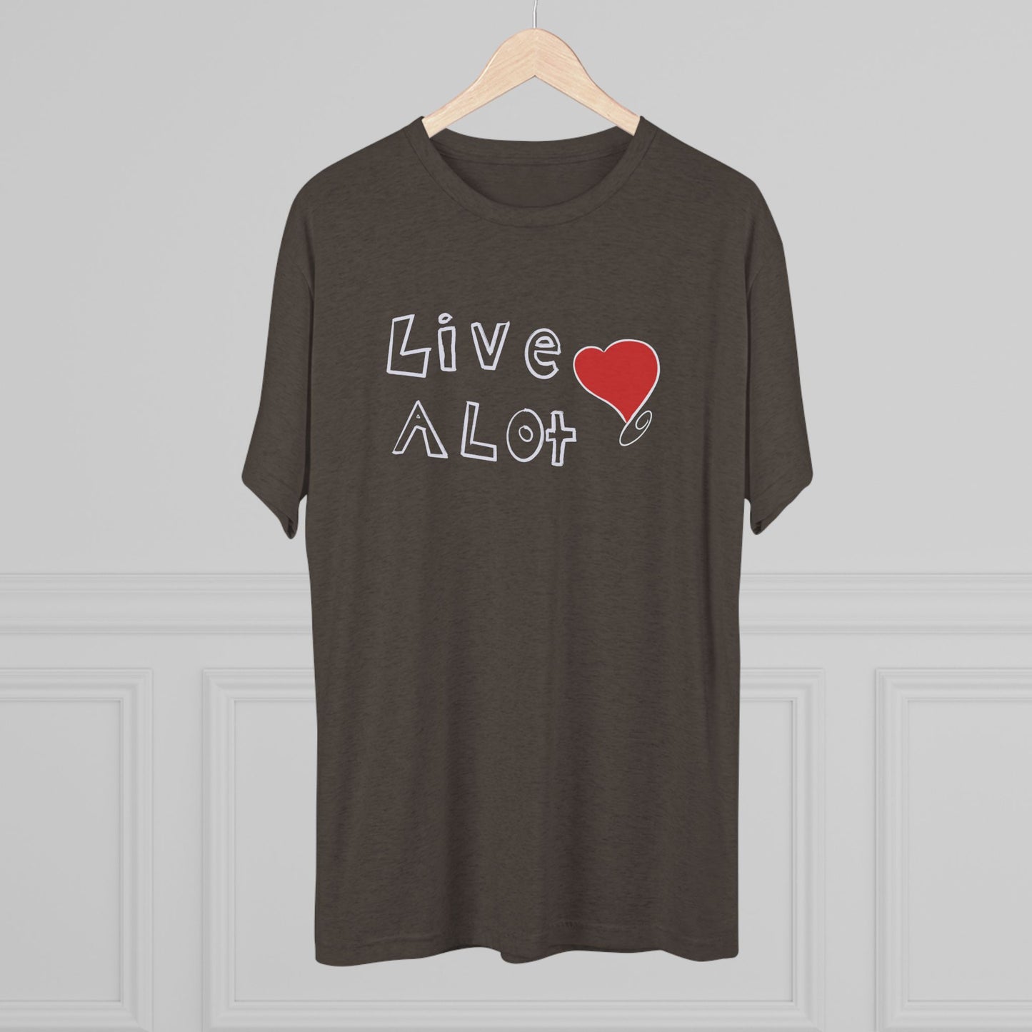 Live A Lot – Heart Edition Tee (Multiple Color Options)