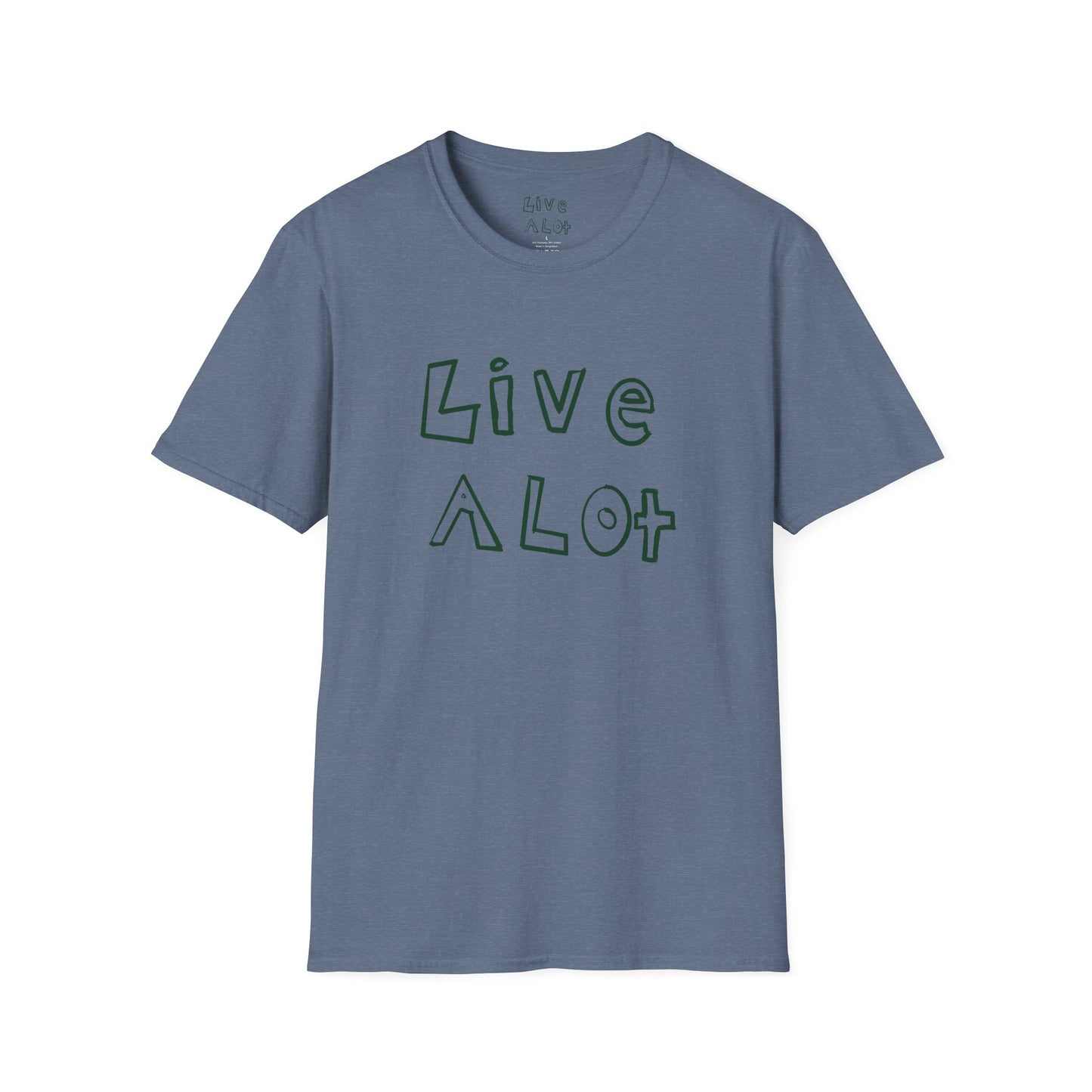Live A Lot - Soft-Style Tee (Multiple Color Options)