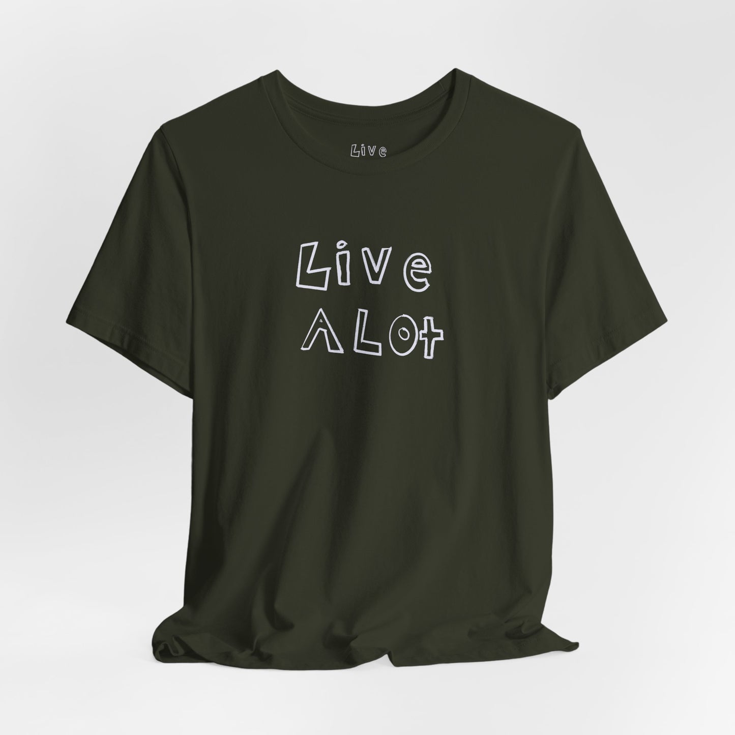 Live A Lot - Classic Jersey Tee (Multiple Color Options)