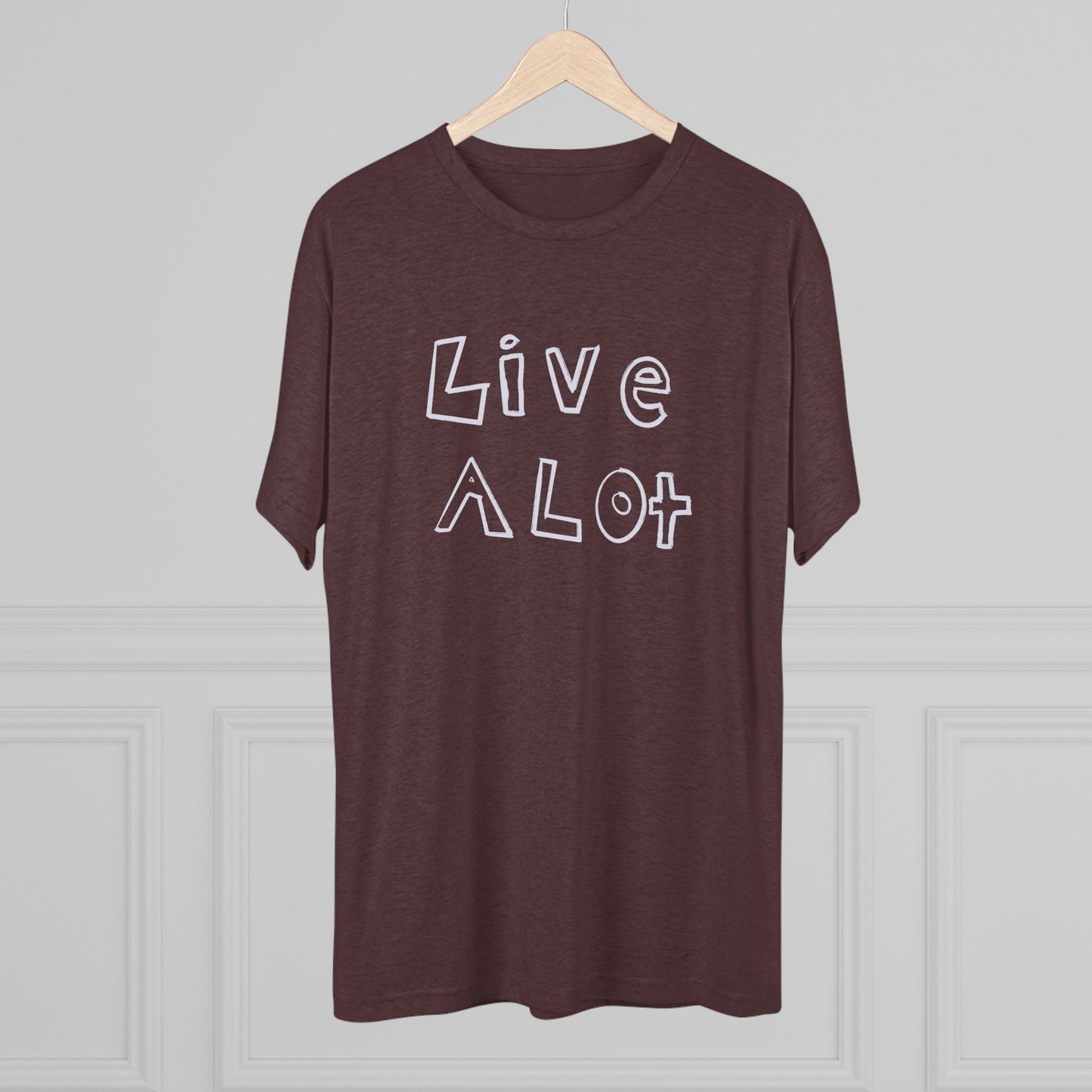 Live A Lot - Tri-Blend Tee (Multiple Color Options)