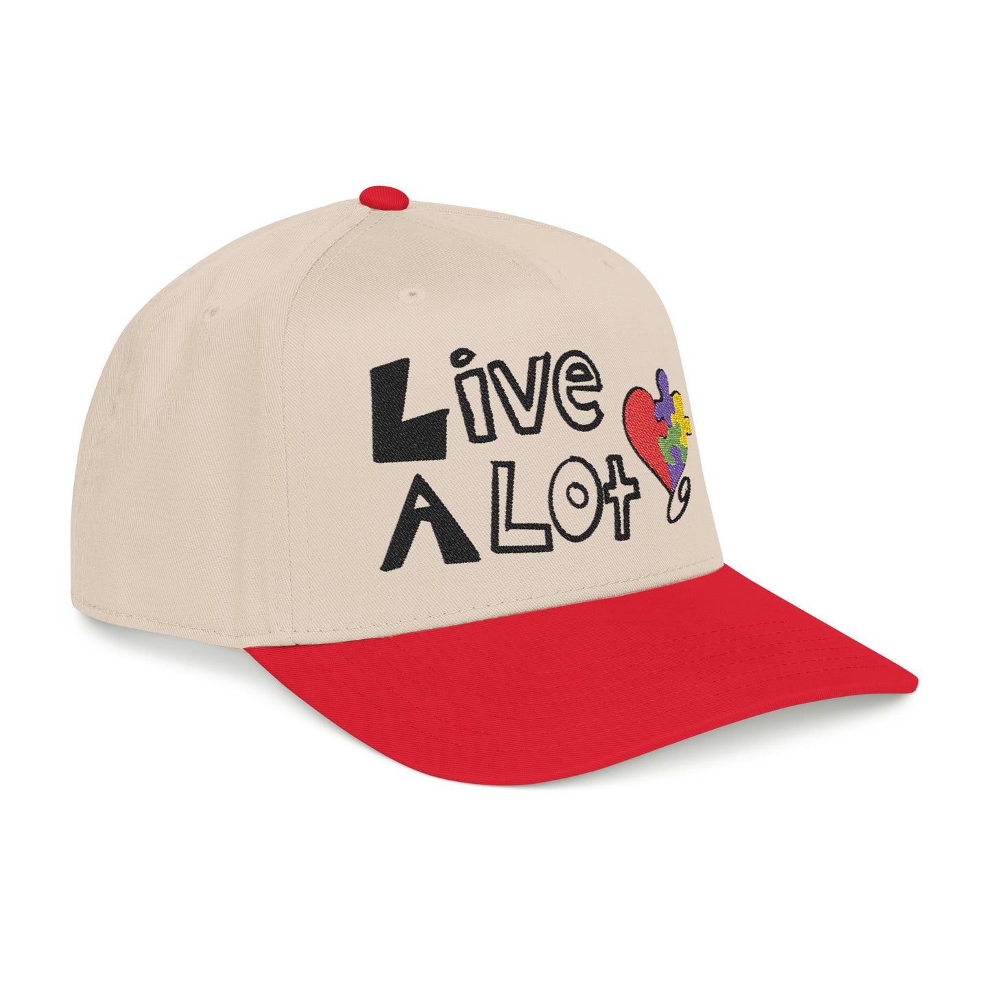 Live A Lot - Autism Awareness Snapback Hat