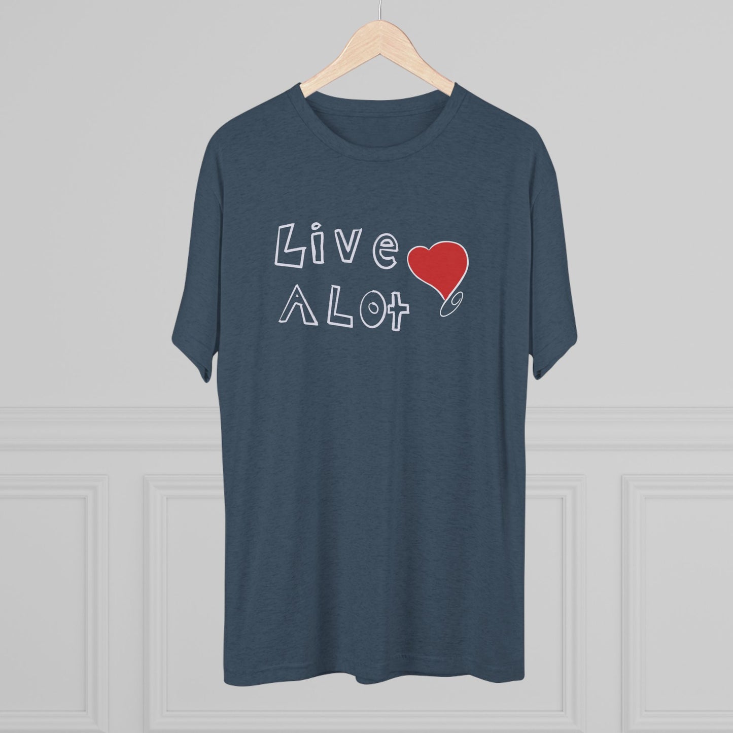 Live A Lot – Heart Edition Tee (Multiple Color Options)