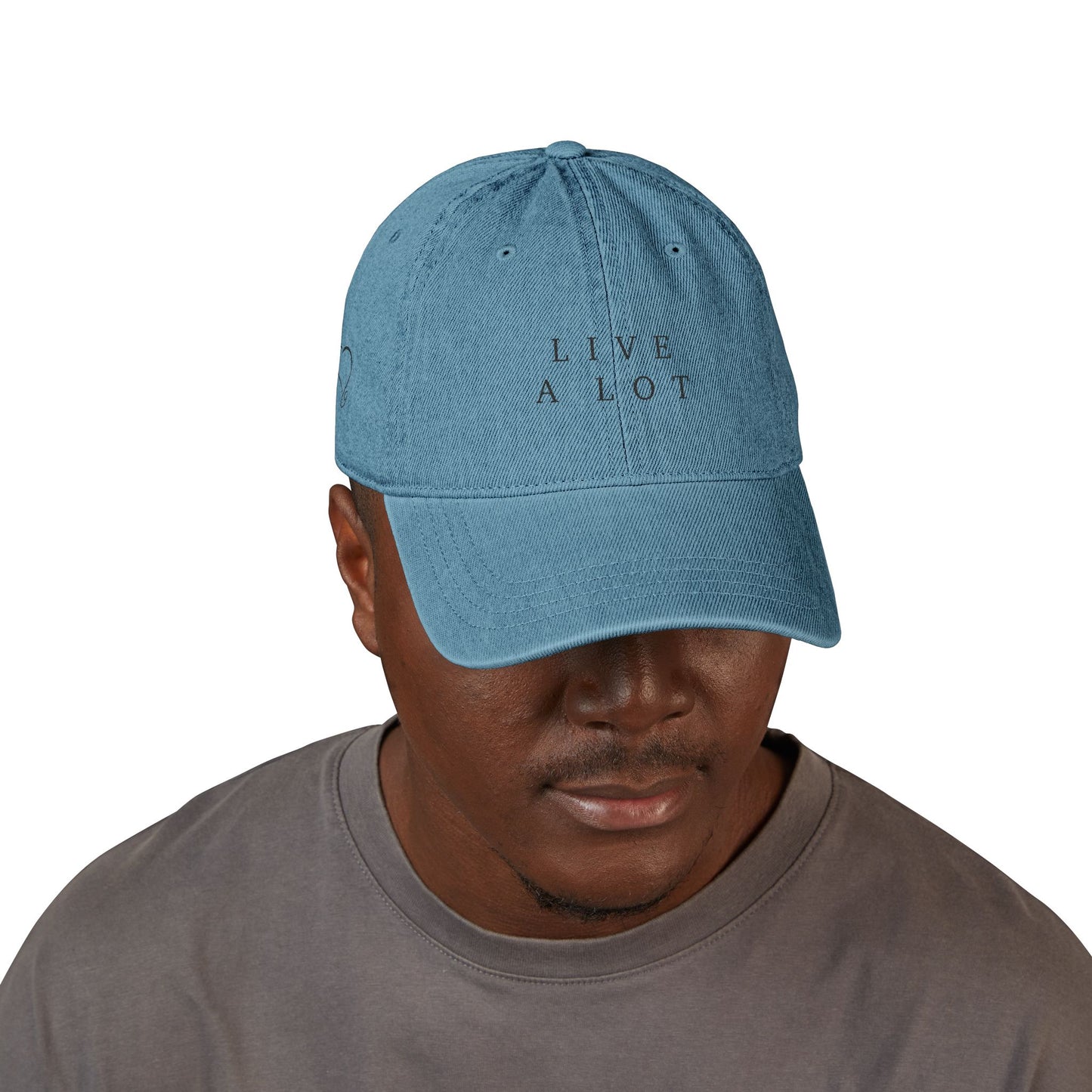 Denim Hat - Live A Lot