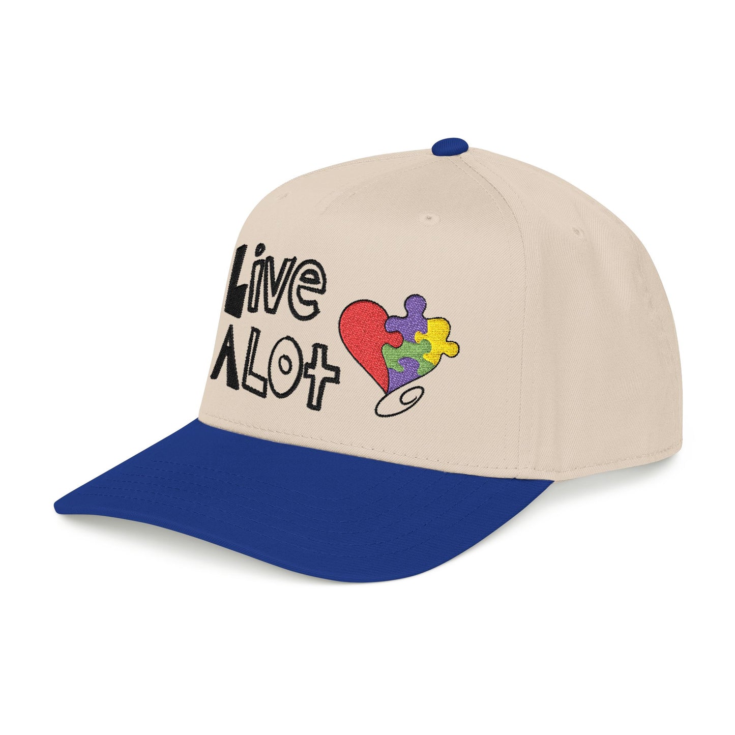 Live A Lot - Autism Awareness Snapback Hat