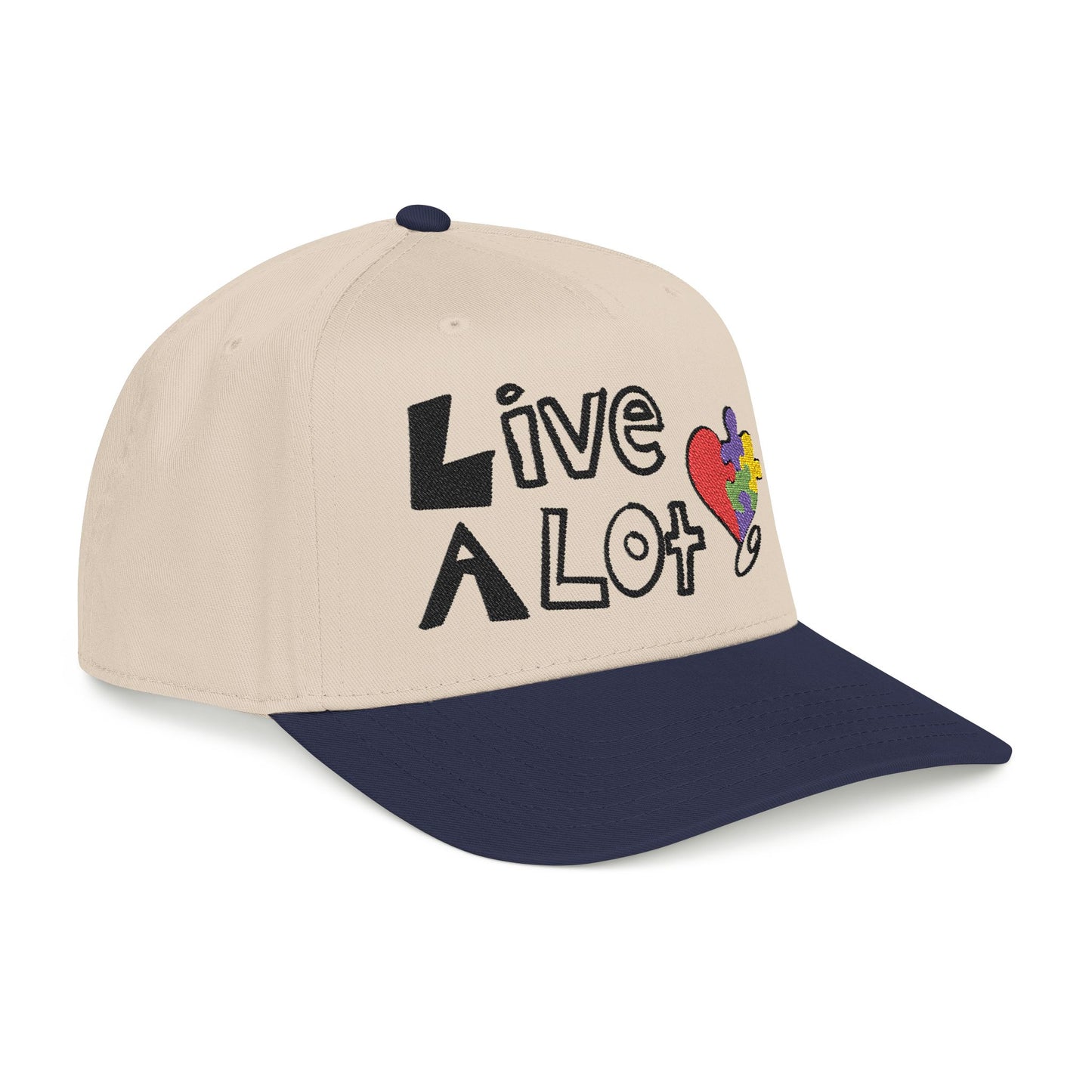 Live A Lot - Autism Awareness Snapback Hat