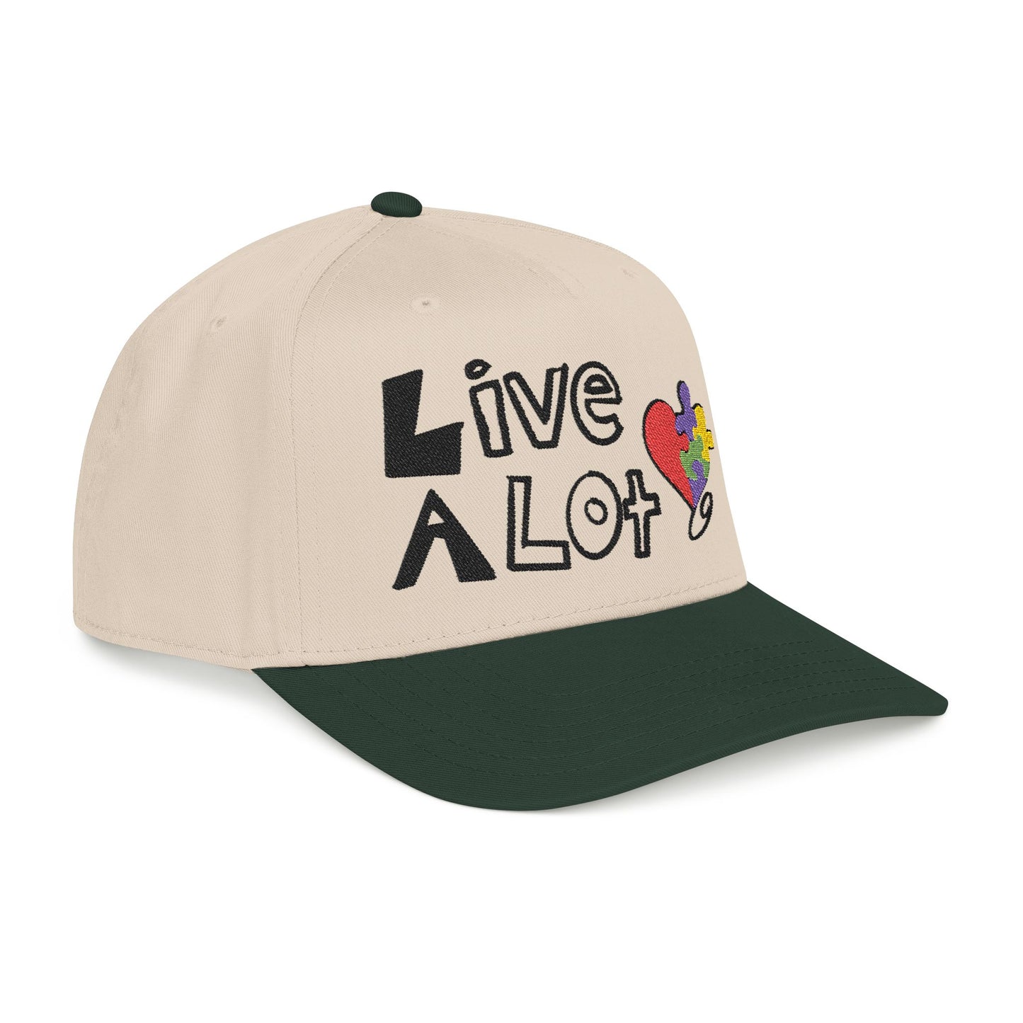 Live A Lot - Autism Awareness Snapback Hat