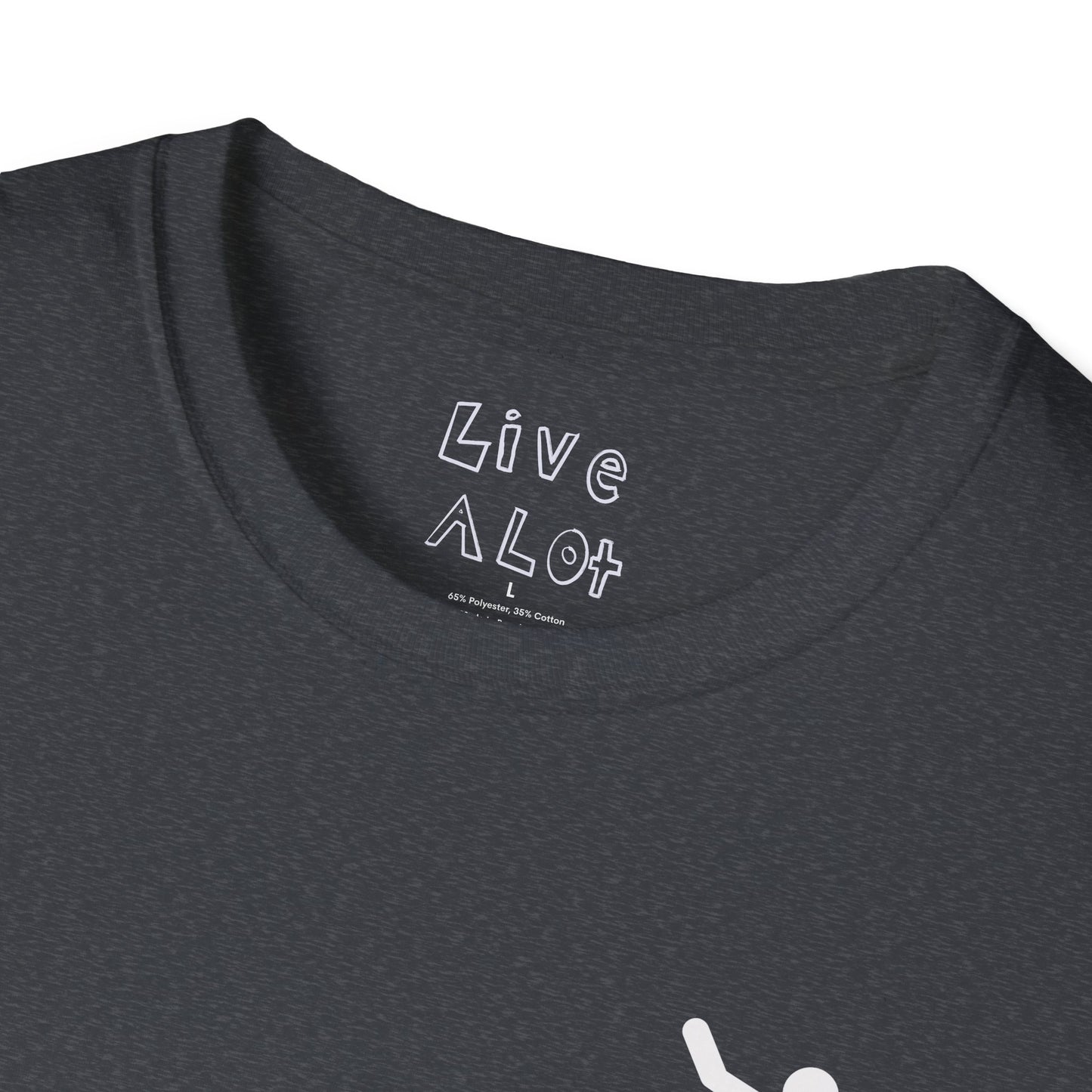 Live A Lot - Surfer Tee — Front & Back Print (Multiple Color Options)