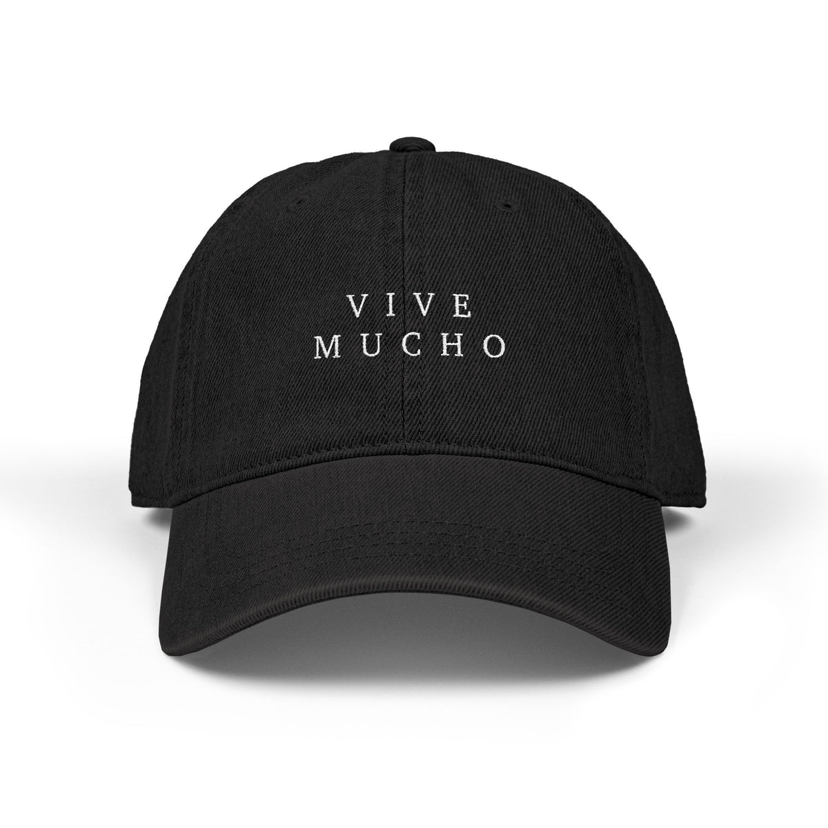 Denim Dad Hat - VIVE MUCHO™ (Live A Lot)
