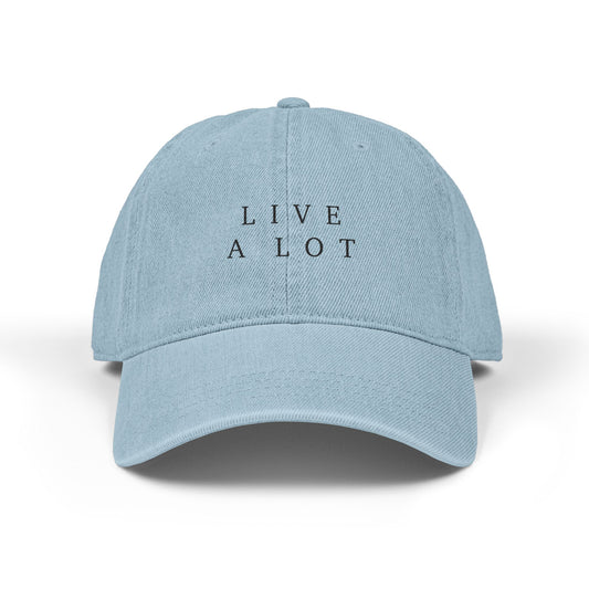 LIVE A LOT Denim Hat
