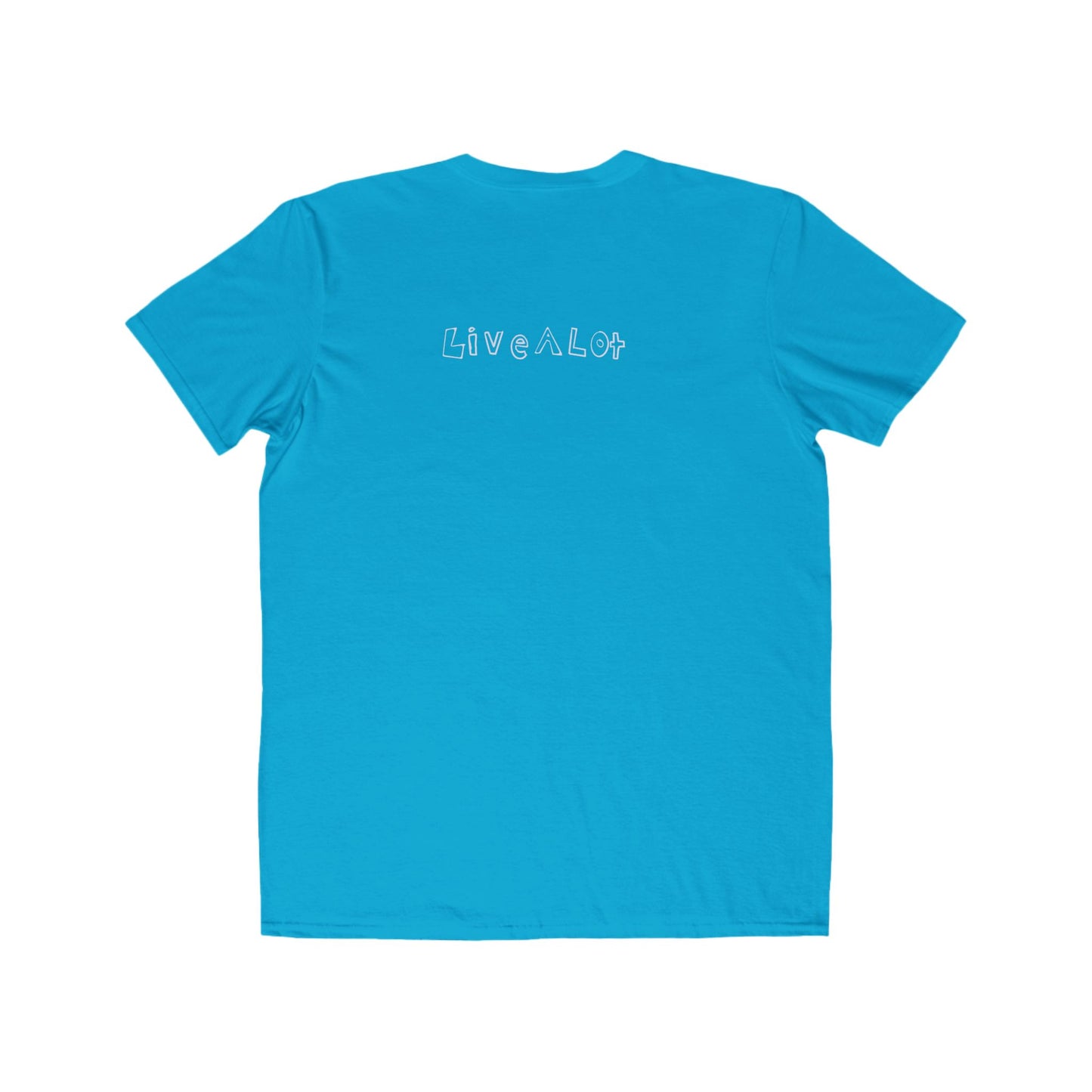 Live A Lot - Classic Cotton Tee — Skateboard Edition (Multiple Color Options)