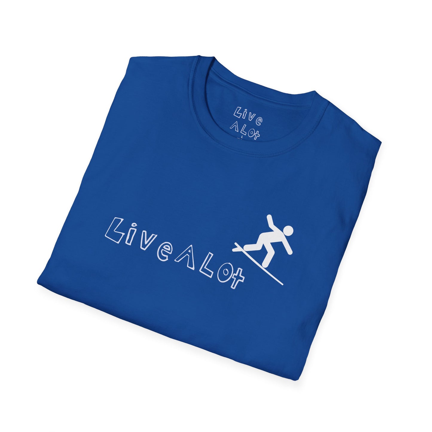 Live A Lot - Surfer Tee — Front & Back Print (Multiple Color Options)