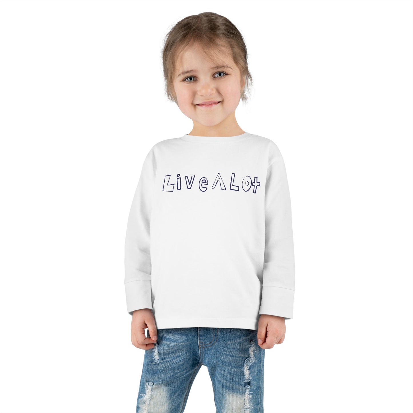 LIVE A LOT - Toddler Long Sleeve Tee – Big Comfort for Little Lives