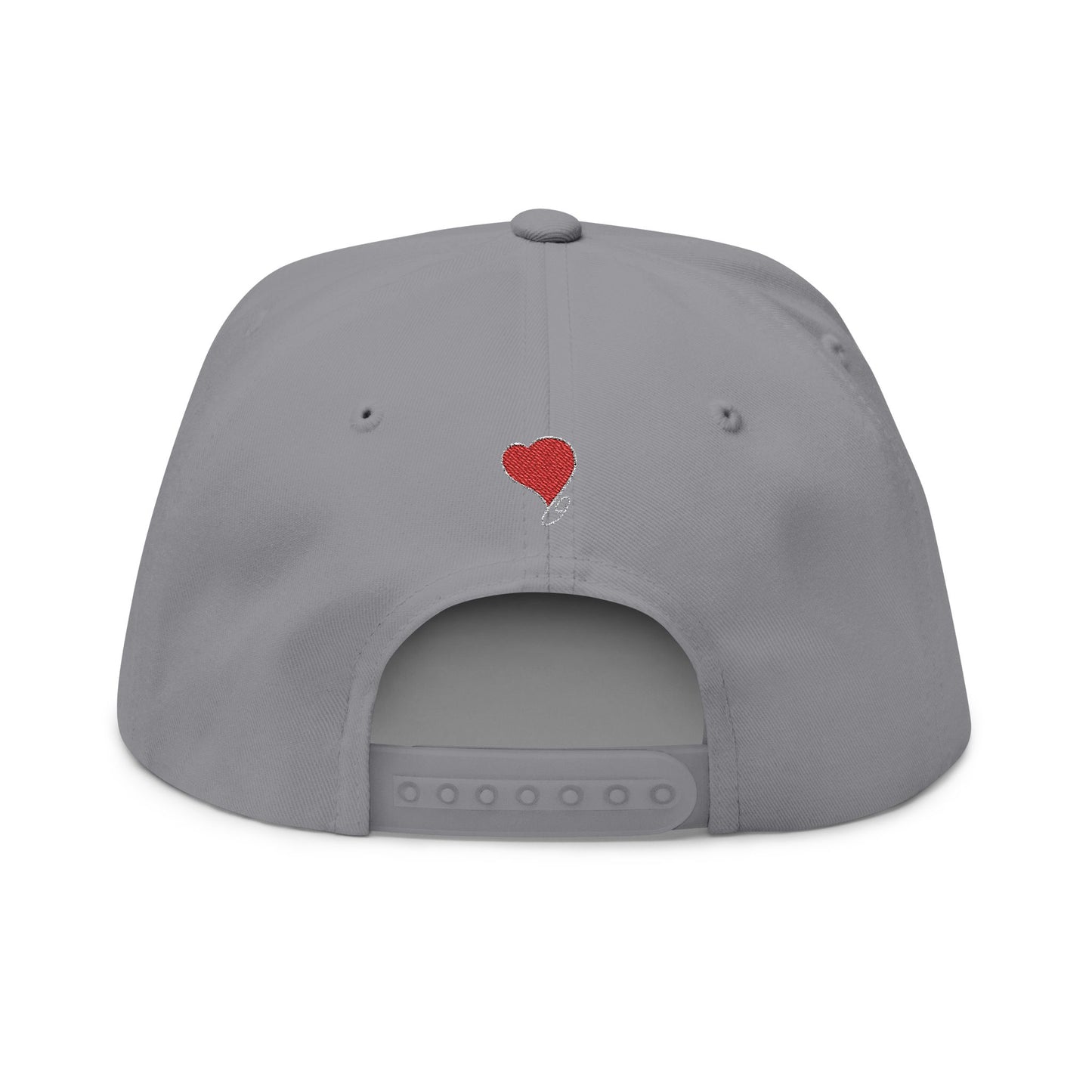 LIVE A LOT Heart Flat Bill Cap — City of Angels Edition