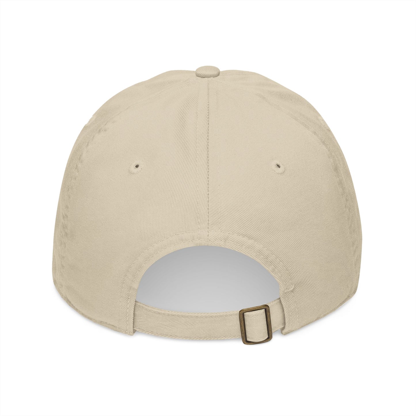 Japanese Edition "ゆたかに生きる" Organic Dad Hat – (Green Embroidery) LIVE A LOT™