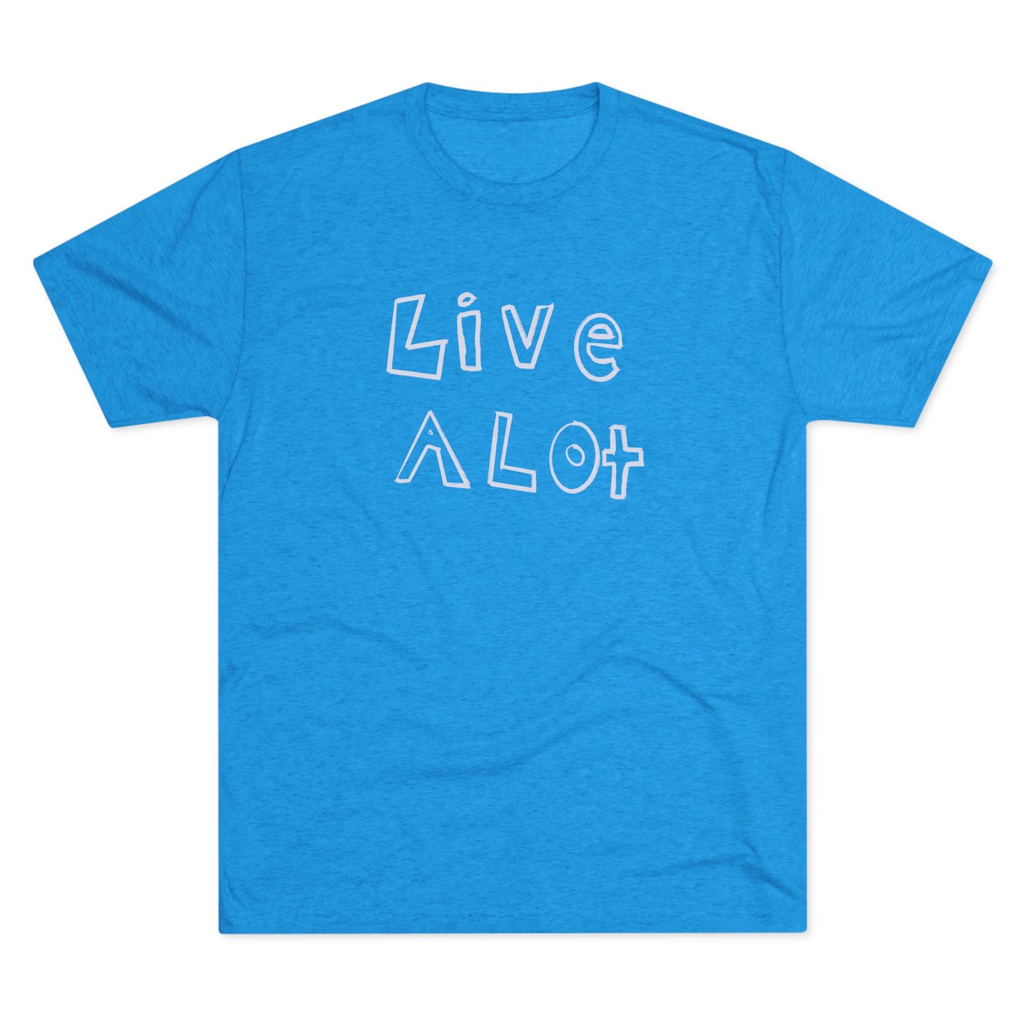 Live A Lot - Tri-Blend Tee (Multiple Color Options)