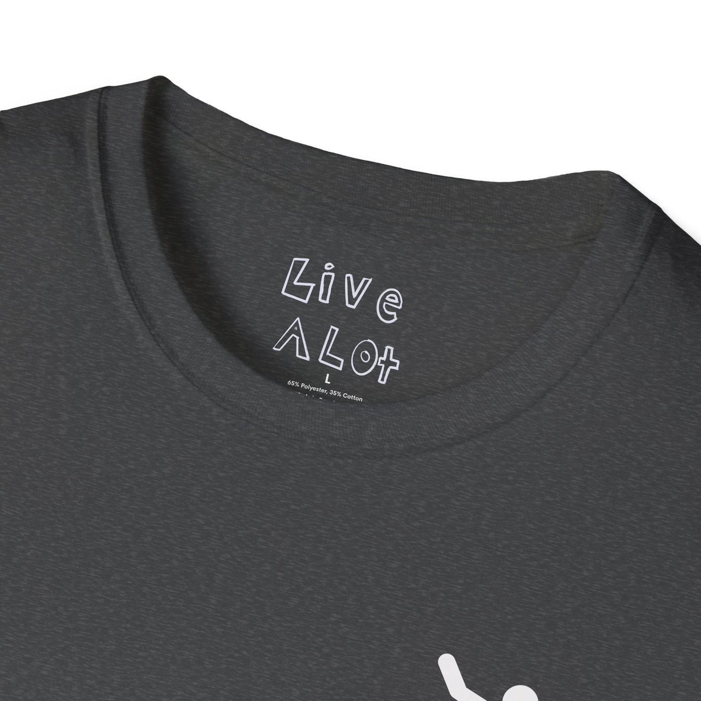 Live A Lot - Surfer Tee — Front & Back Print (Multiple Color Options)