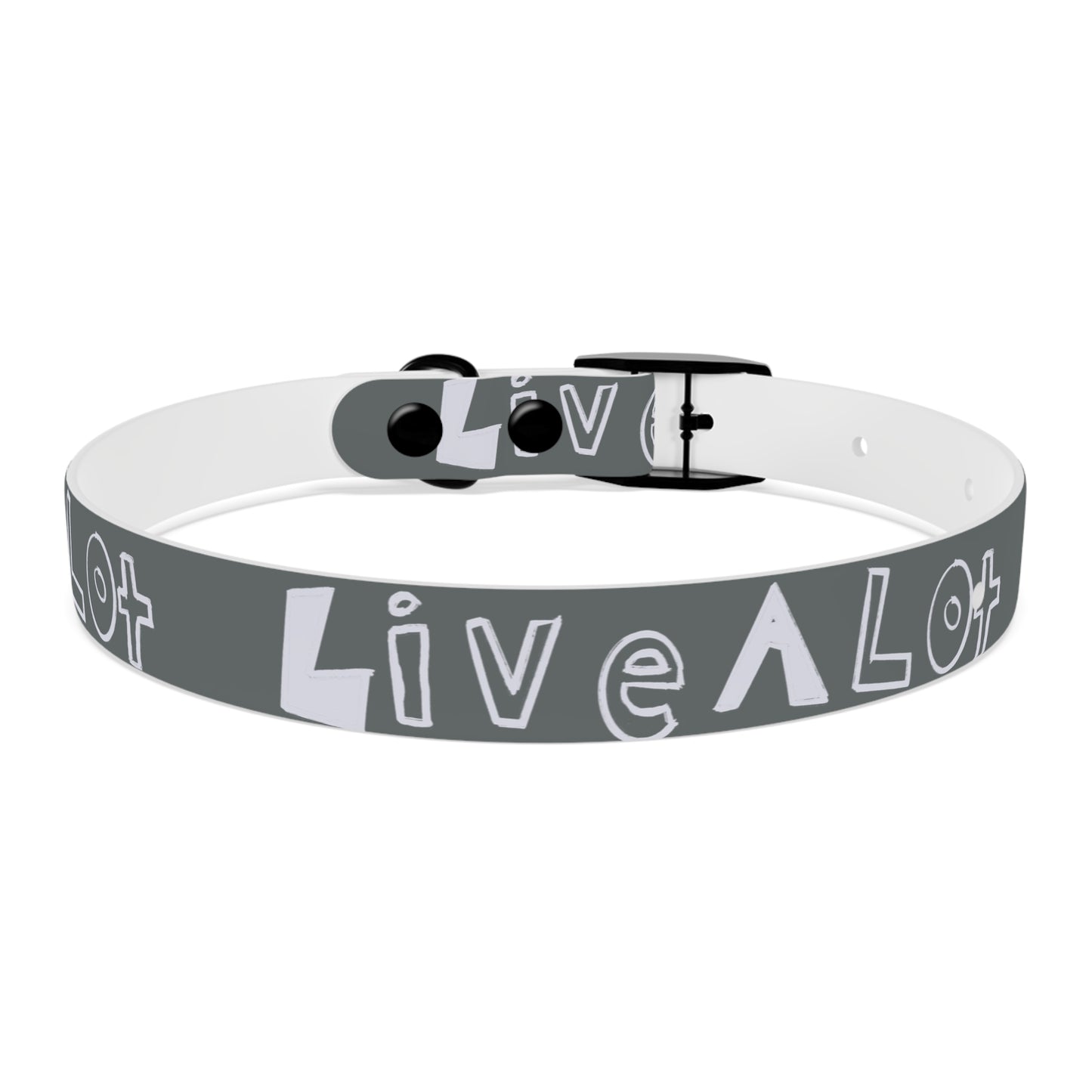 LIVE A LOT - Dog Collar – Built for Pets Who Play Big
