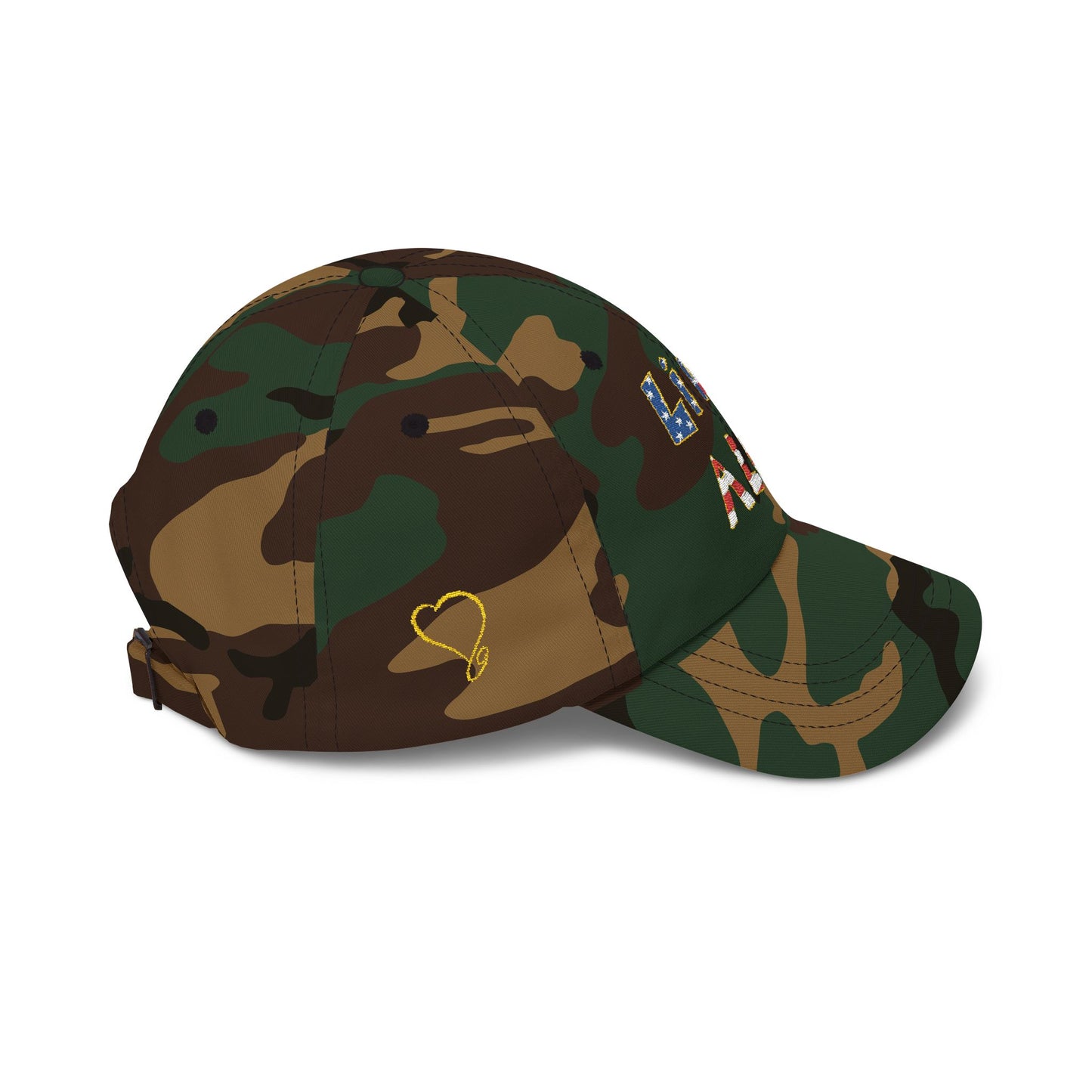 American Flag Edition - Dad Cap -  LIVE A LOT™