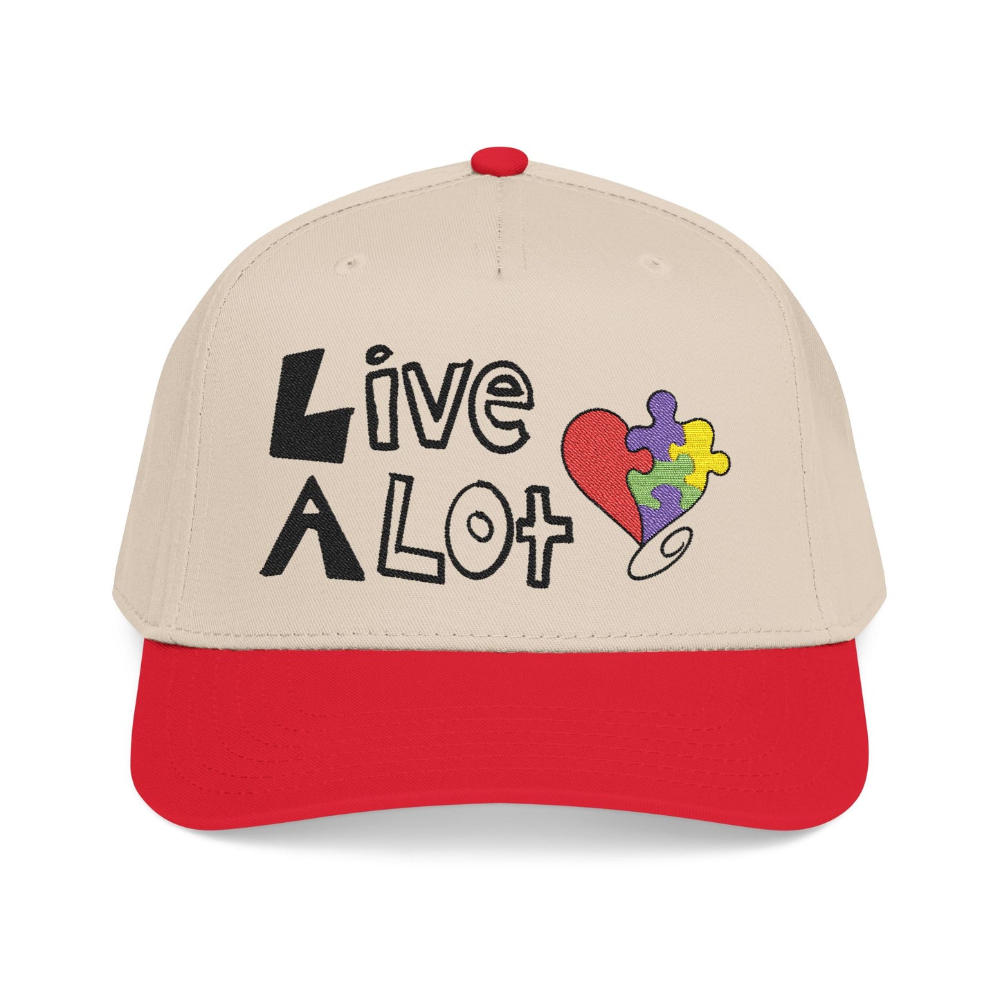 Live A Lot - Autism Awareness Snapback Hat