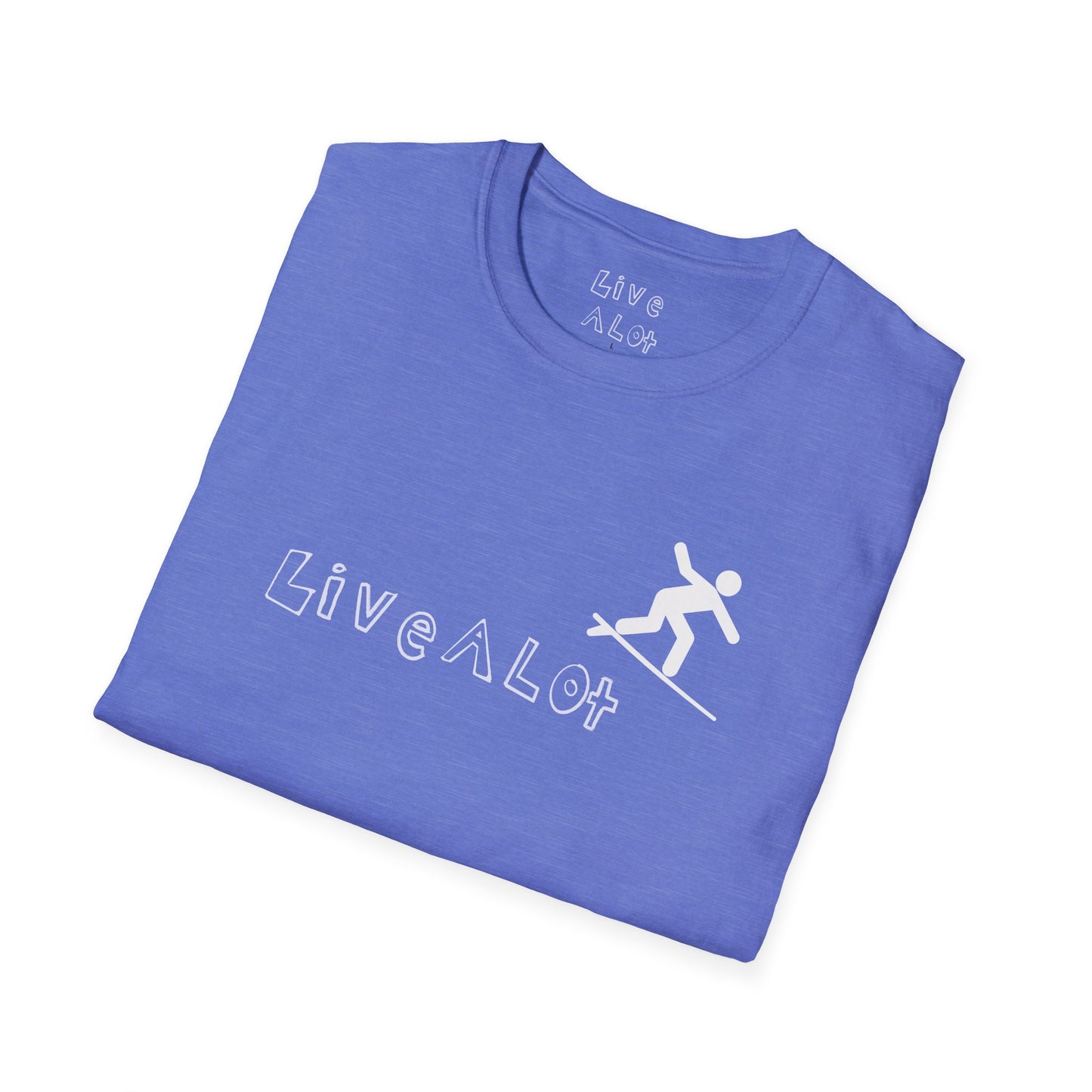 Live A Lot - Surfer Tee — Front & Back Print (Multiple Color Options)