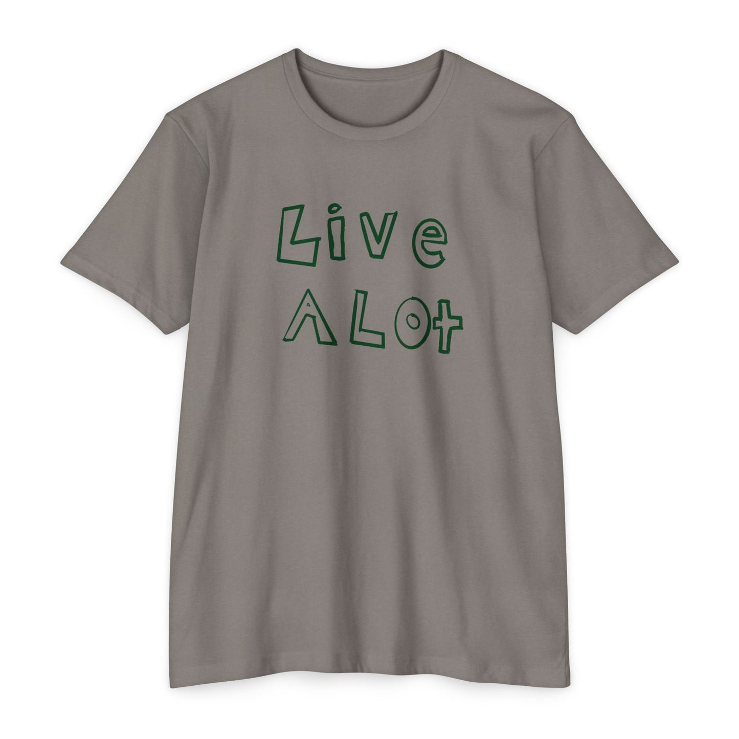 Live A Lot - CVC Jersey Tee (Multiple Color Options)