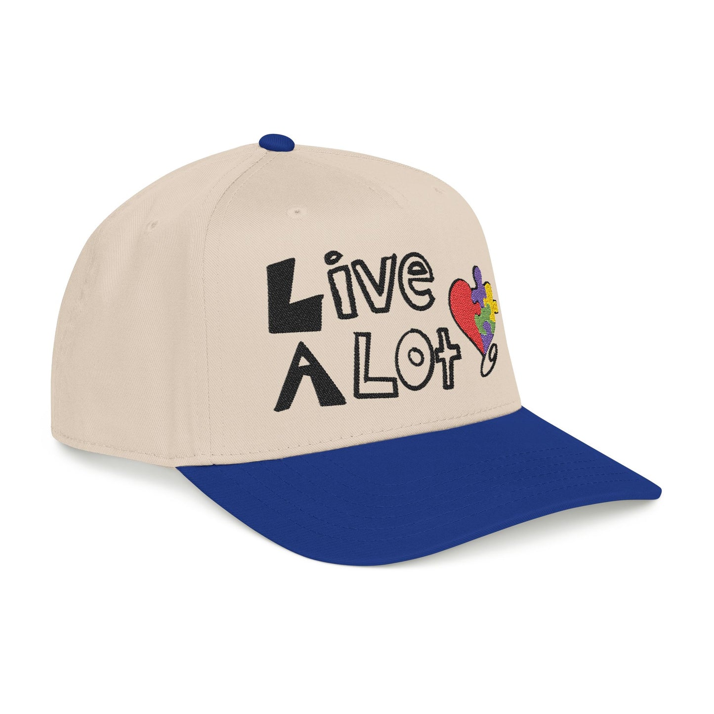 Live A Lot - Autism Awareness Snapback Hat