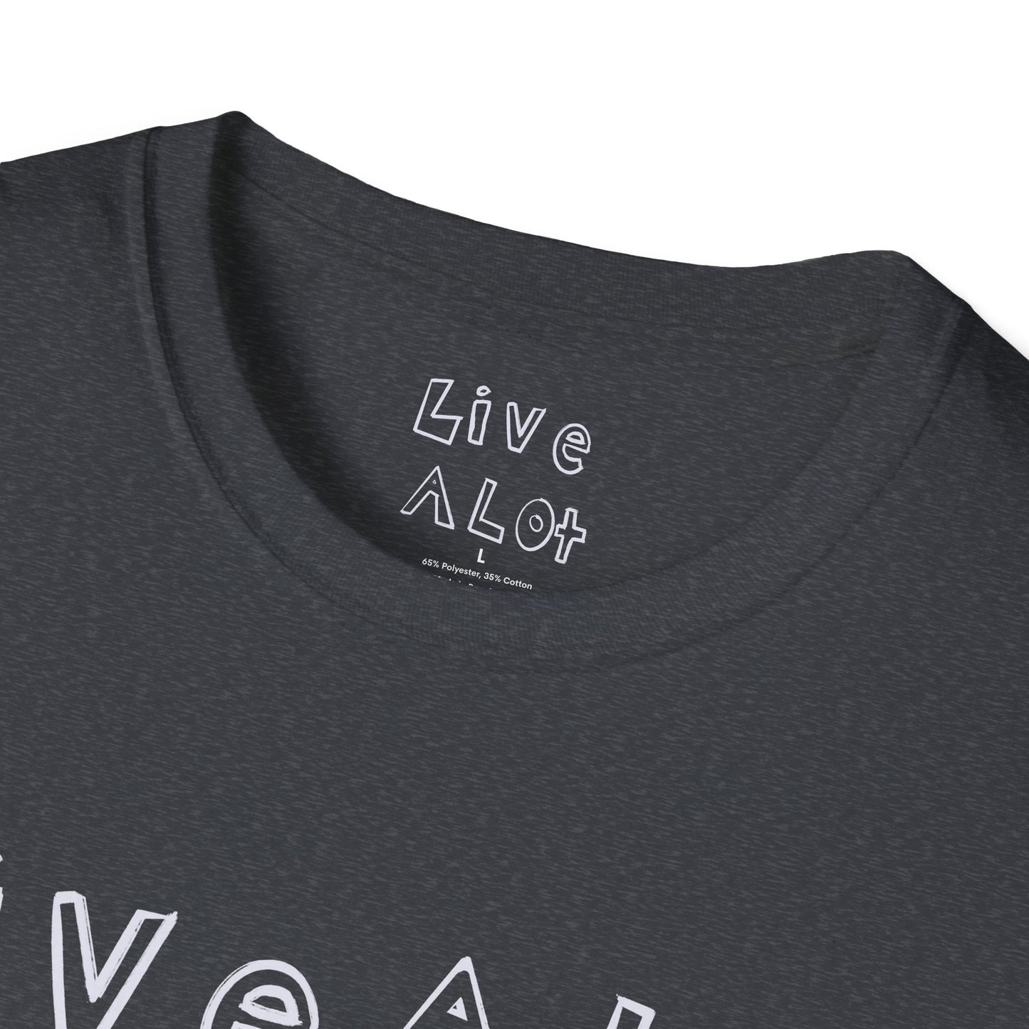 Live A Lot - Surfer Tee — Front & Back Print (Multiple Color Options)