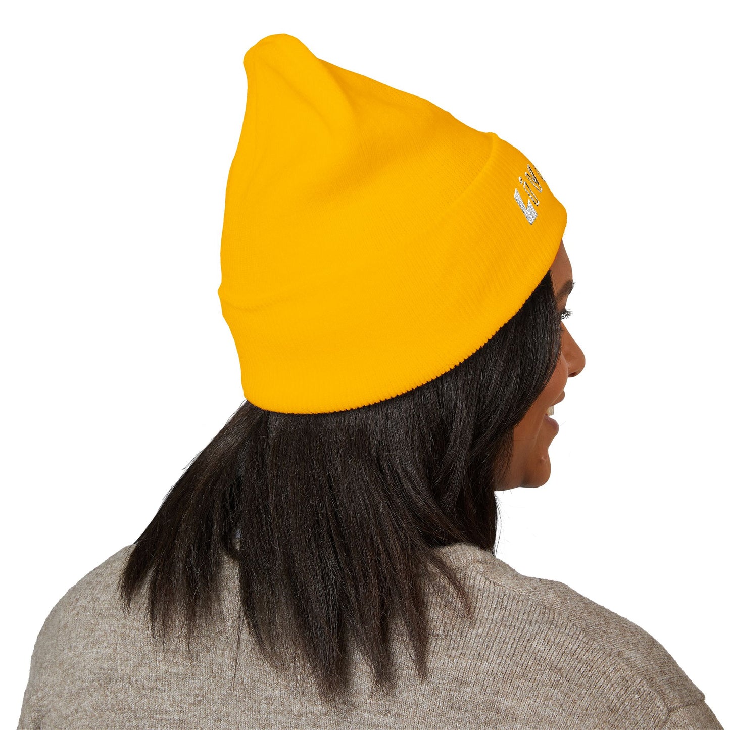LIVE A LOT - Embroidered Beanie – WHITE (various color options)