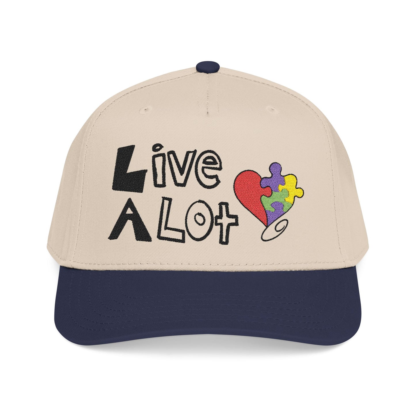 Live A Lot - Autism Awareness Snapback Hat