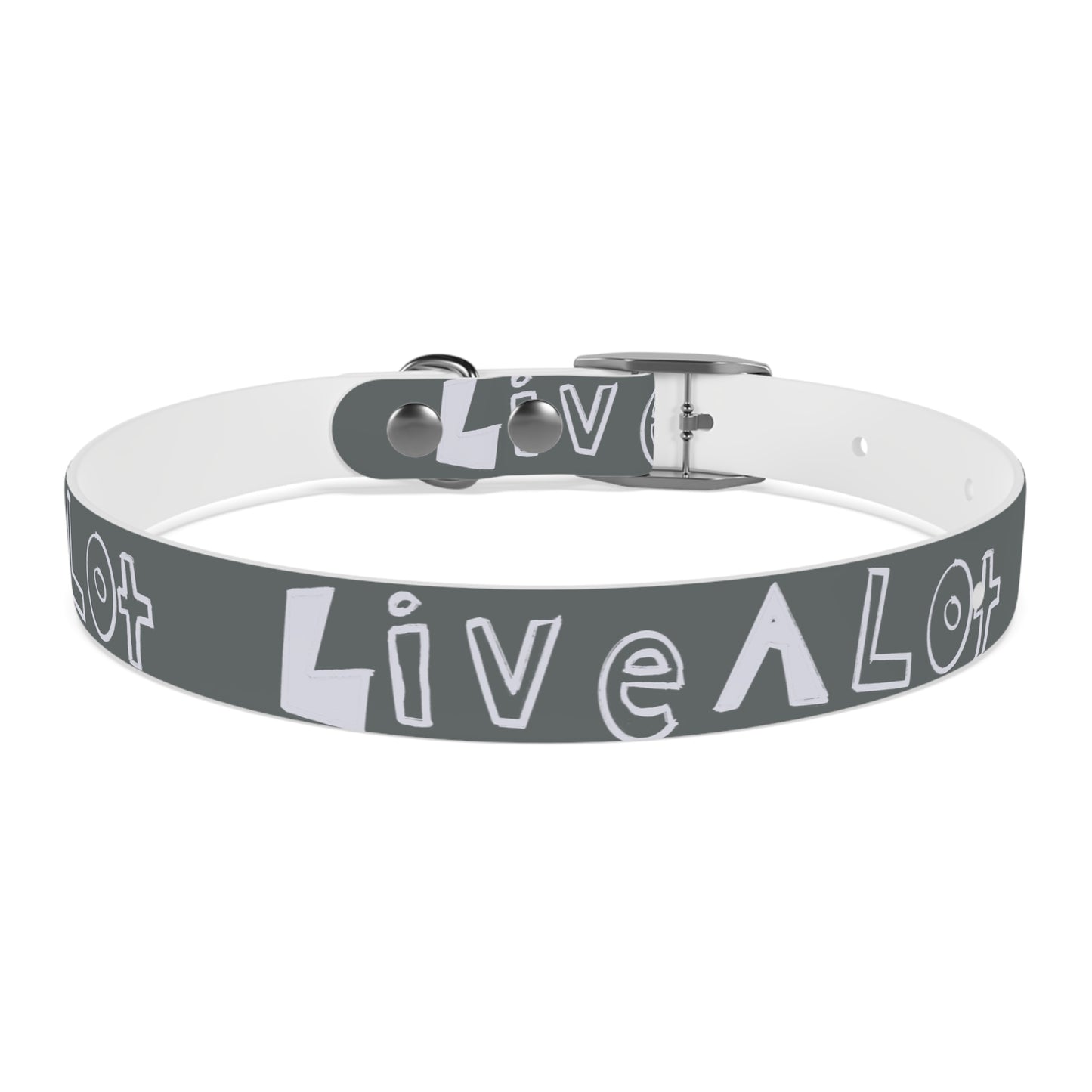 LIVE A LOT - Dog Collar – Built for Pets Who Play Big