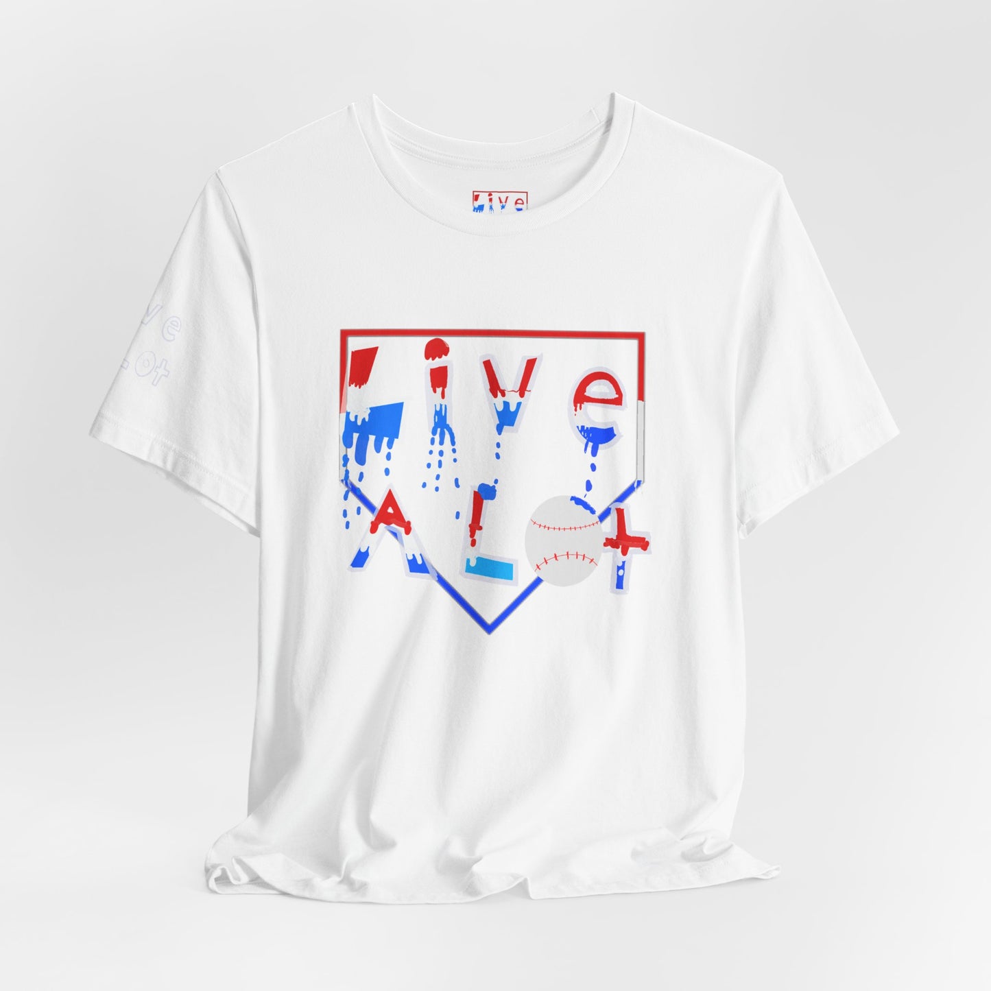 LIVE A LOT TEE - HOME PLATE EDITION