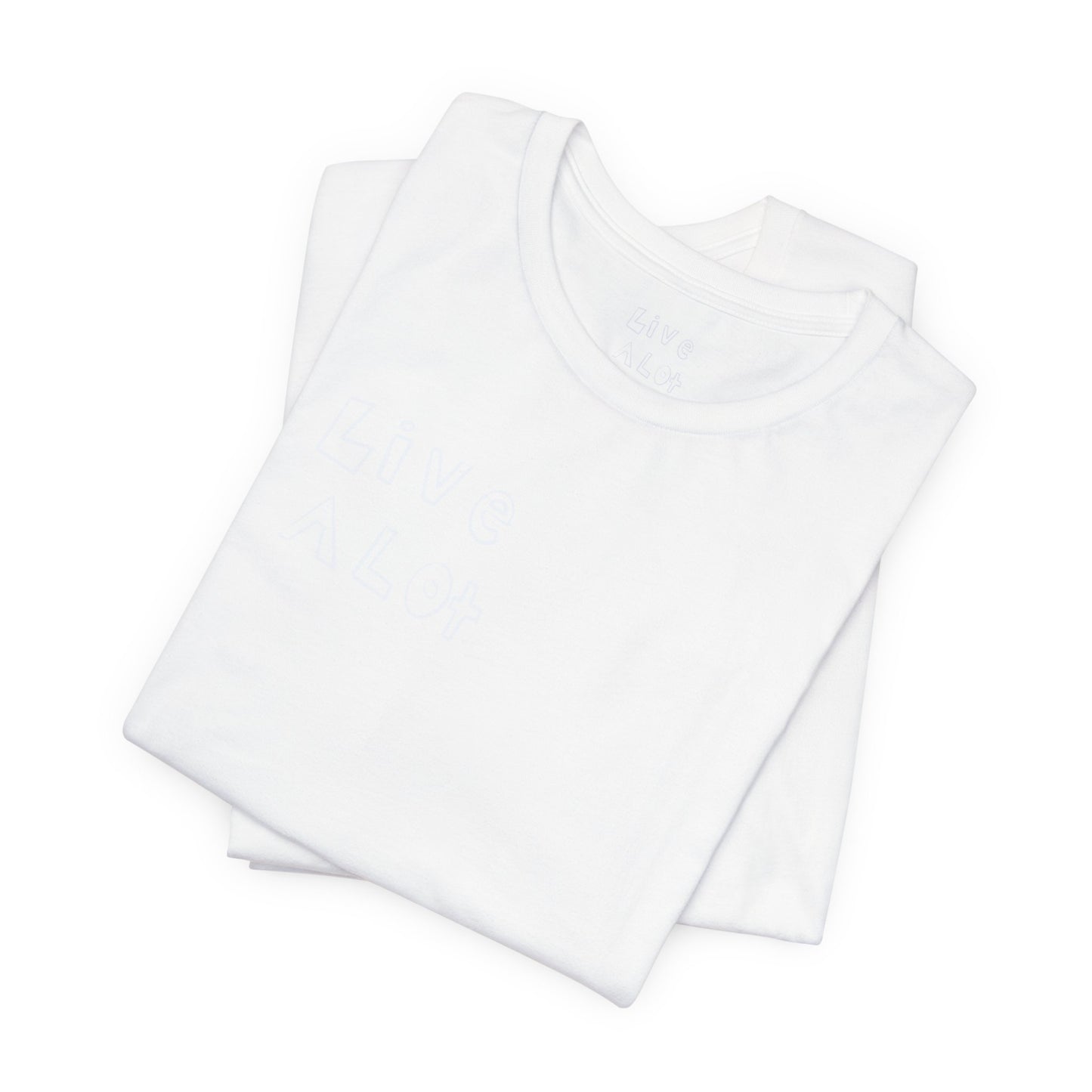 Live A Lot – Single Line Surfer Tee (Bella+Canvas 3001)