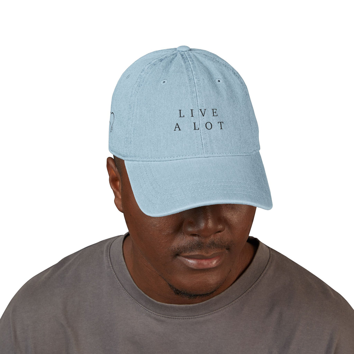Denim Hat - Live A Lot