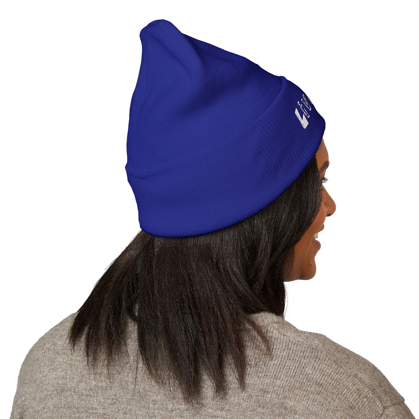 LIVE A LOT - Embroidered Beanie – WHITE (various color options)