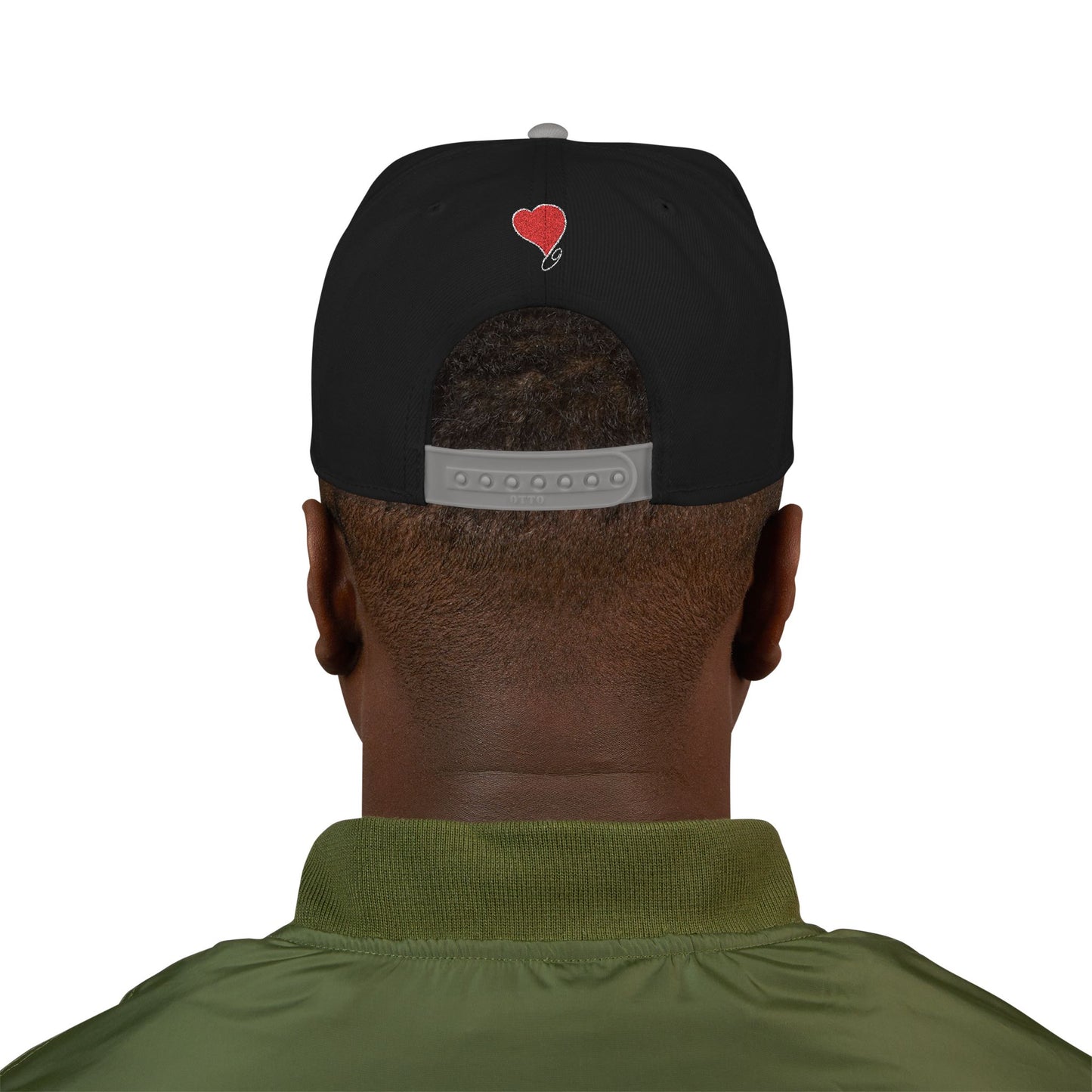 LIVE A LOT (Heart): Snapback Hat (many color combinations)