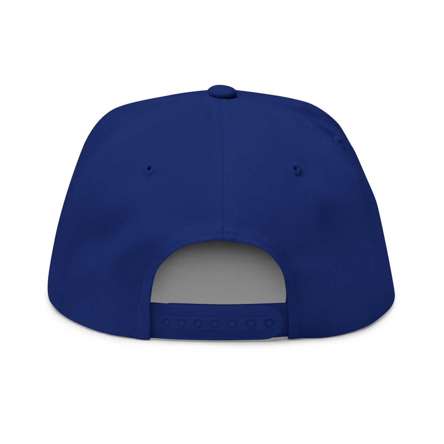 Flat Bill Cap (Royal Blue, Orange & White) - LIVE A LOT™