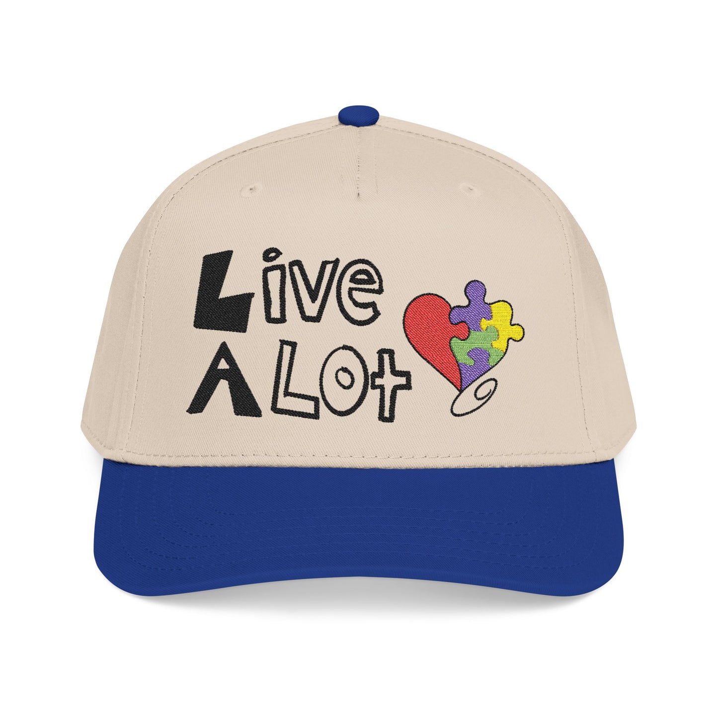 Live A Lot - Autism Awareness Snapback Hat