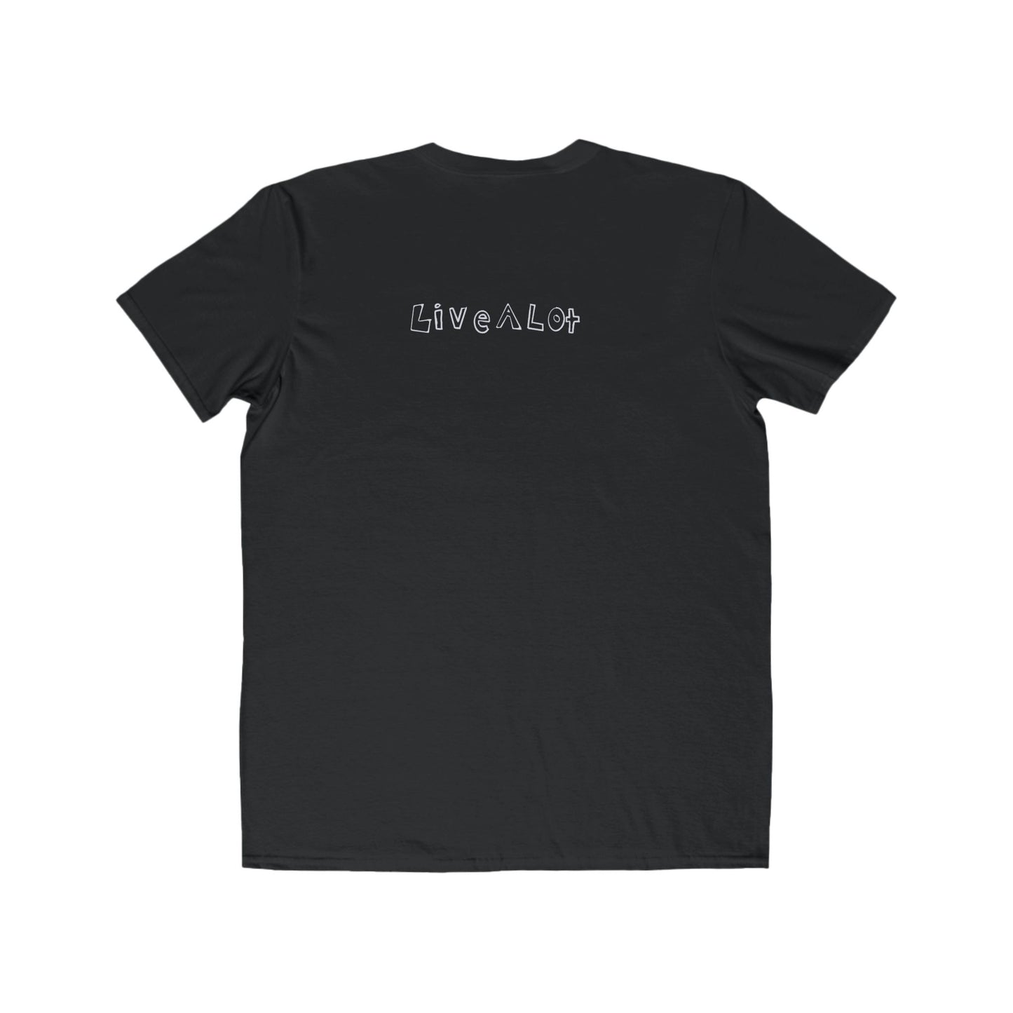 Live A Lot - Classic Cotton Tee — Skateboard Edition (Multiple Color Options)