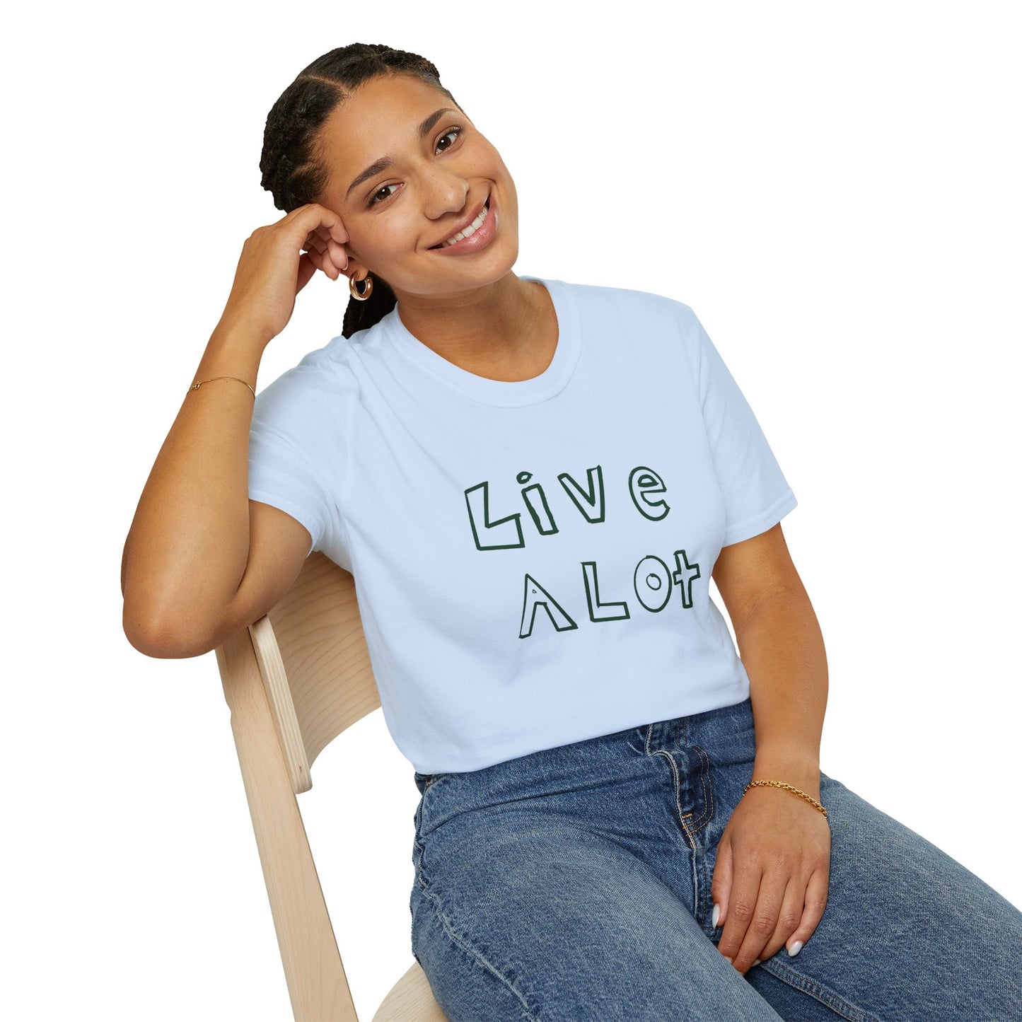 Live A Lot - Soft-Style Tee (Multiple Color Options)