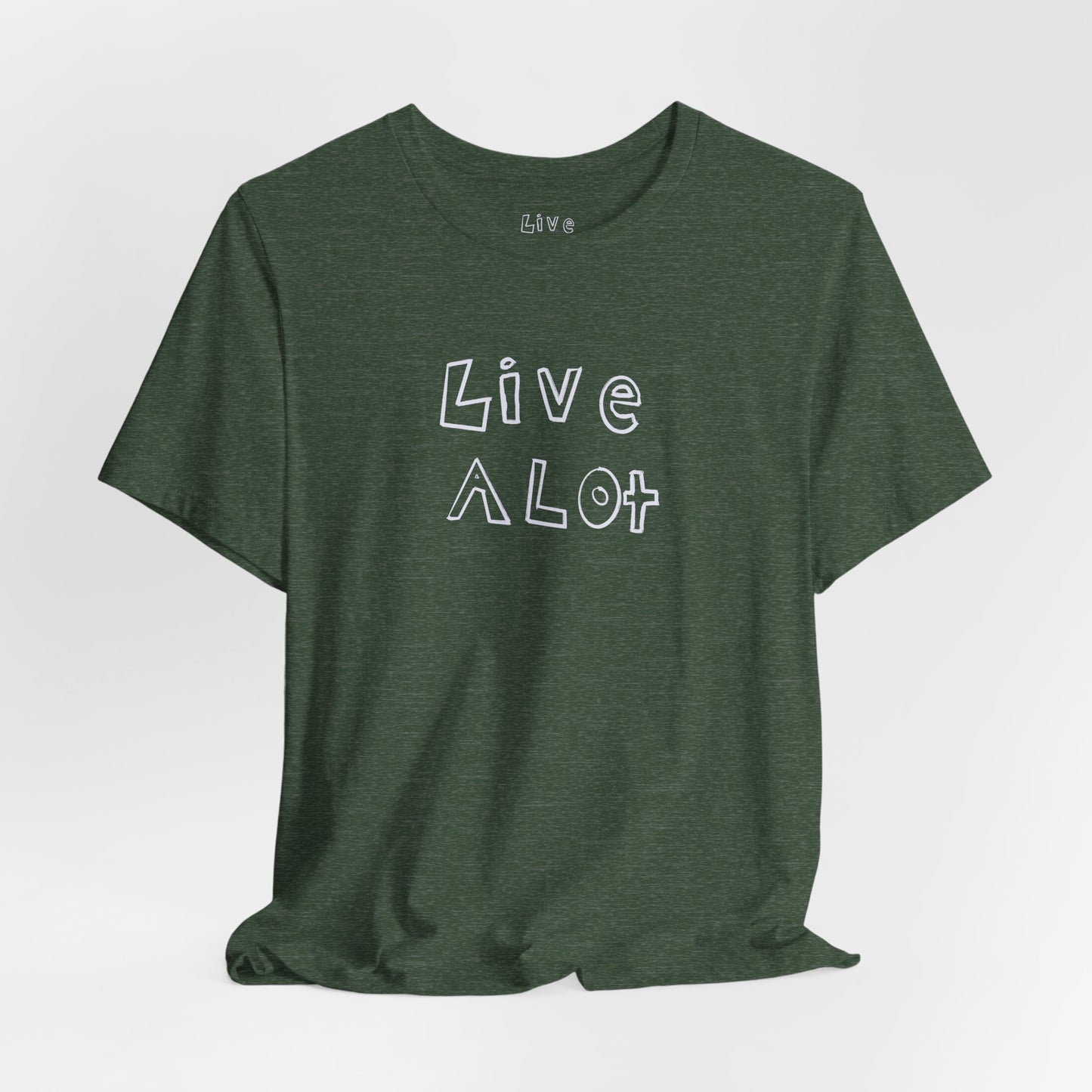 Live A Lot - Classic Jersey Tee (Multiple Color Options)