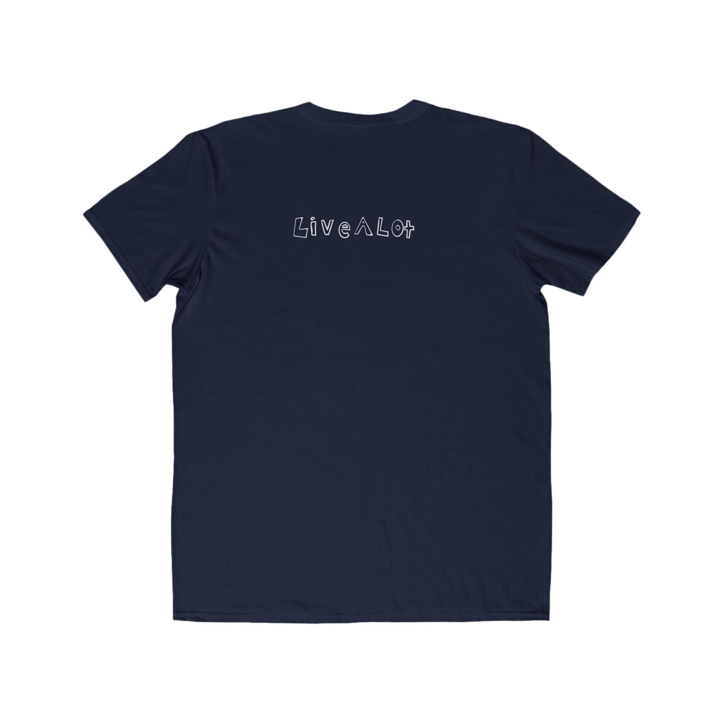 Live A Lot - Classic Cotton Tee — Skateboard Edition (Multiple Color Options)
