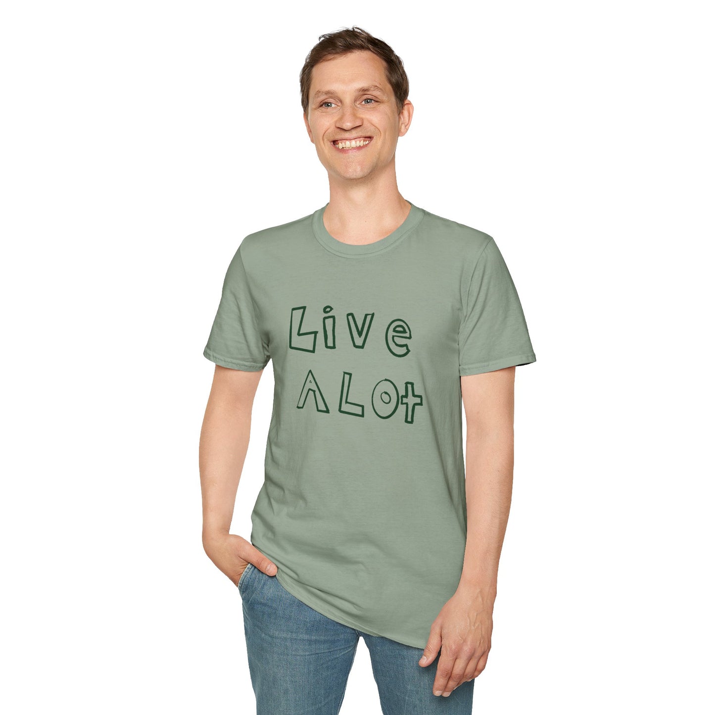 Live A Lot - Soft-Style Tee (Multiple Color Options)