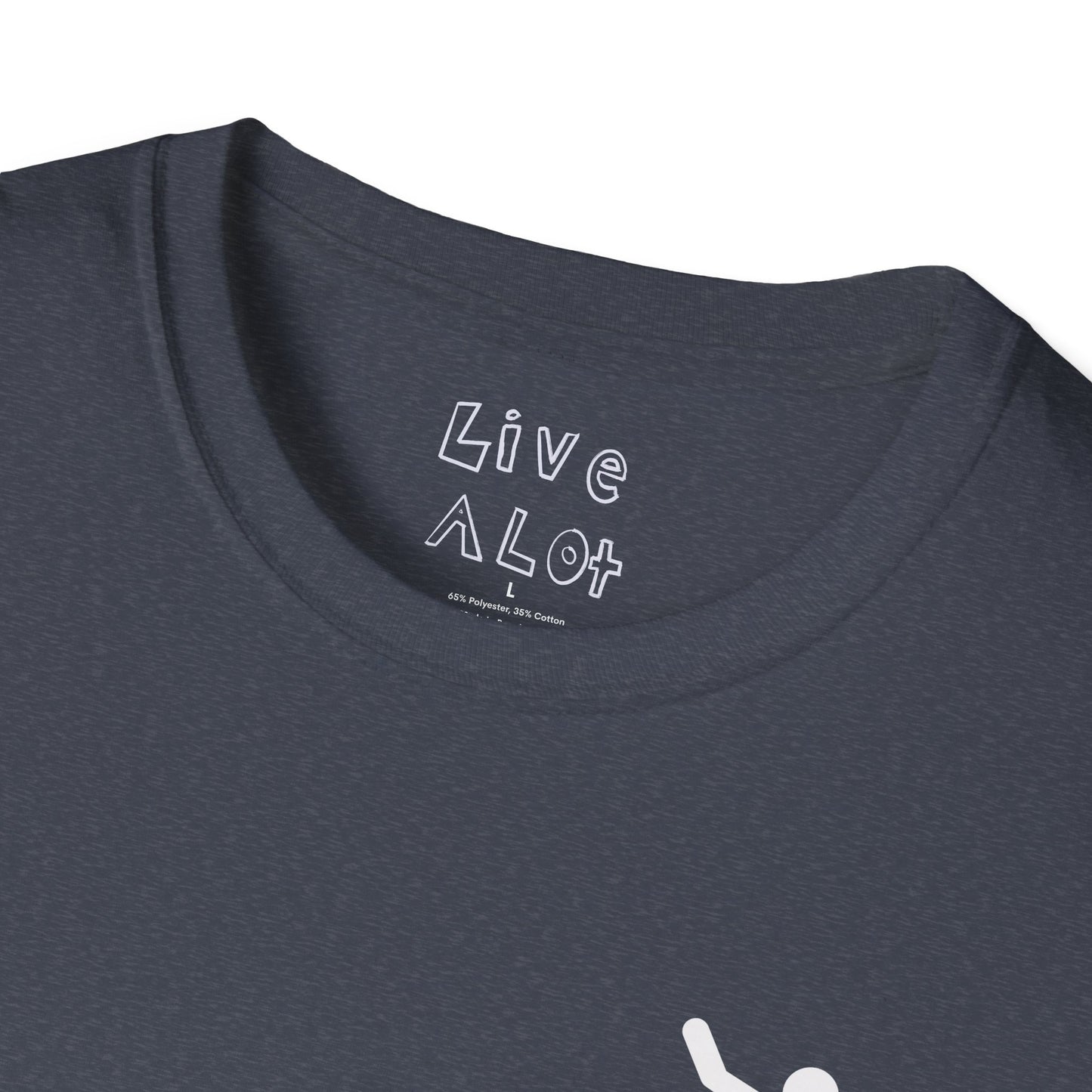 Live A Lot - Surfer Tee — Front & Back Print (Multiple Color Options)