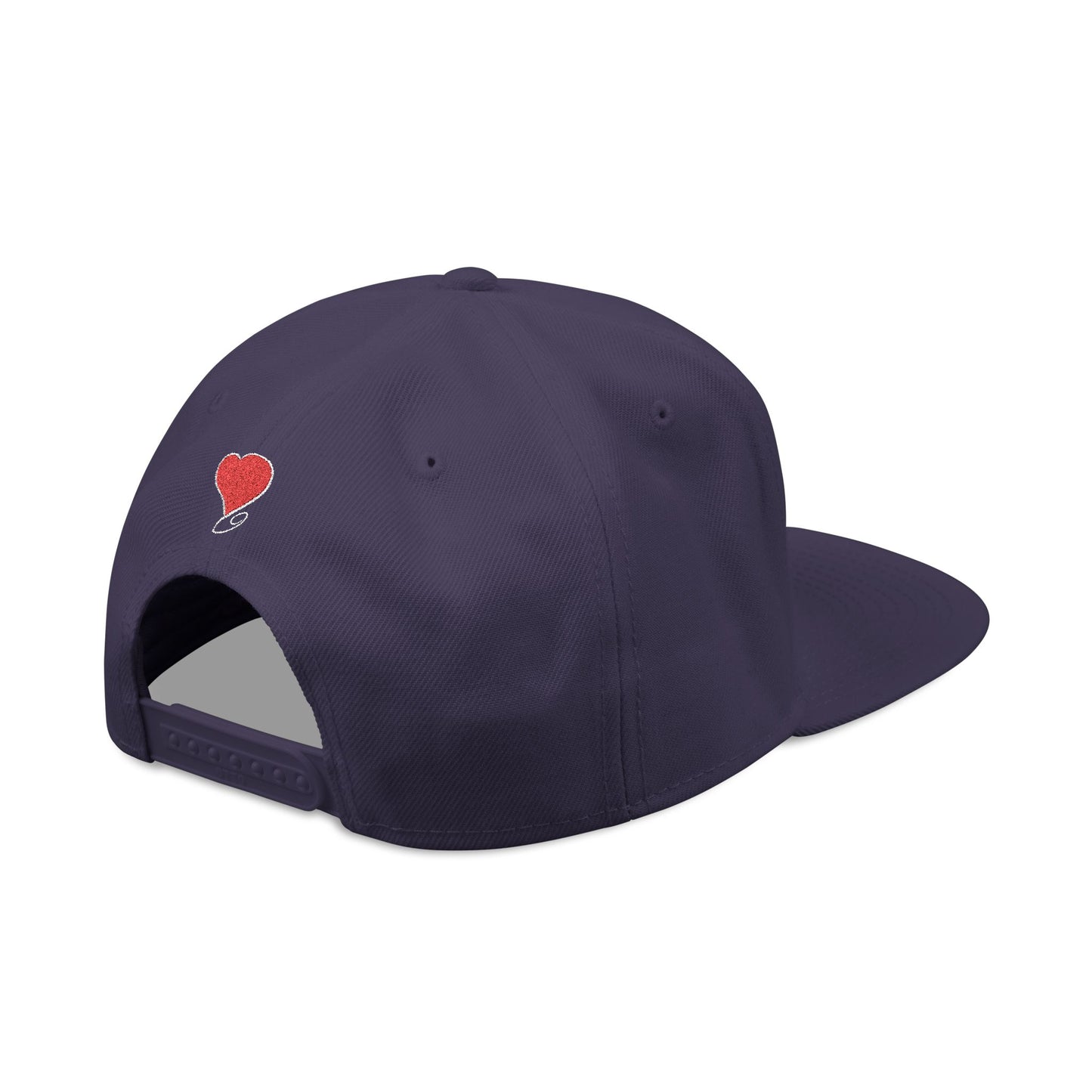 LIVE A LOT (Heart): Snapback Hat (many color combinations)