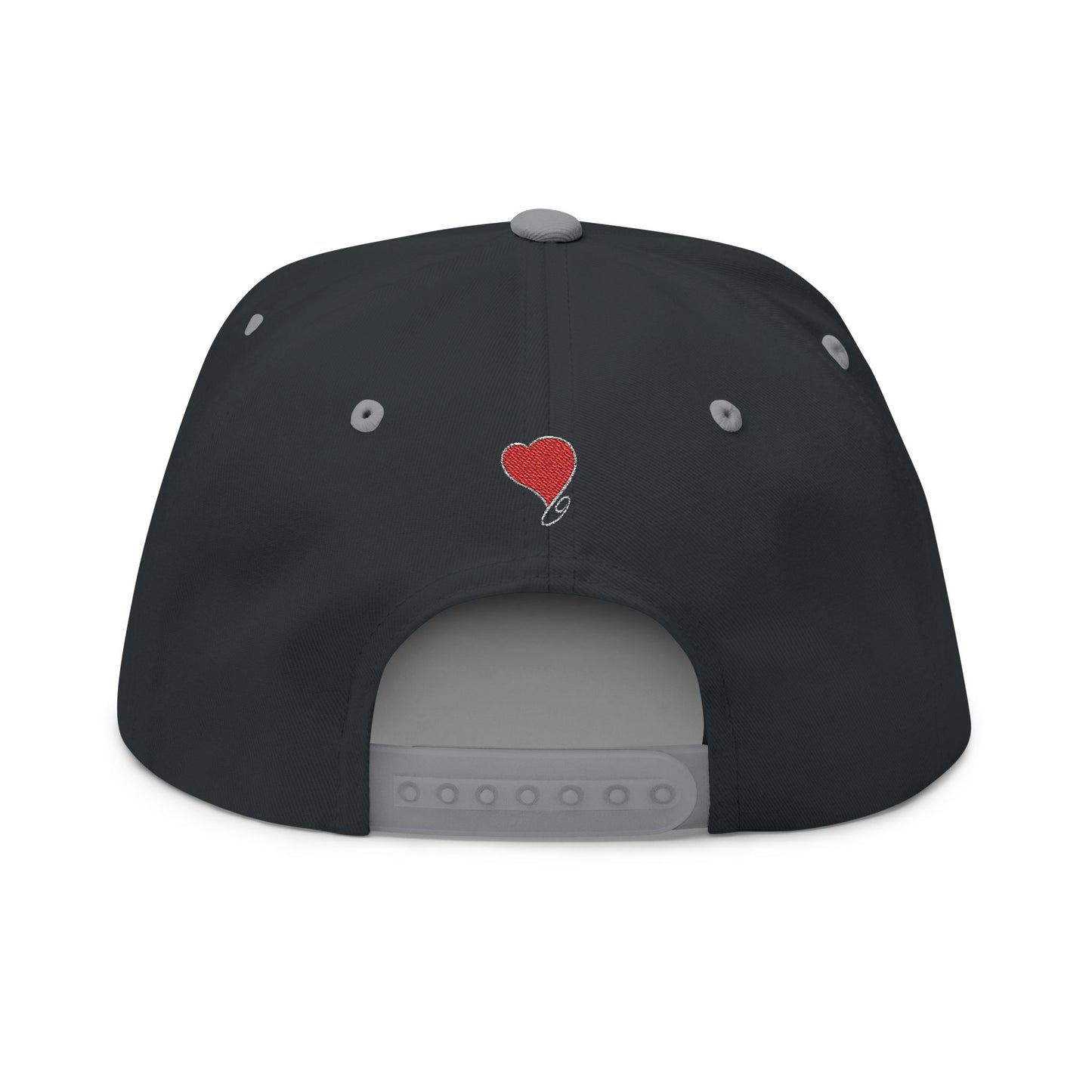 LIVE A LOT Heart Flat Bill Cap — City of Angels Edition