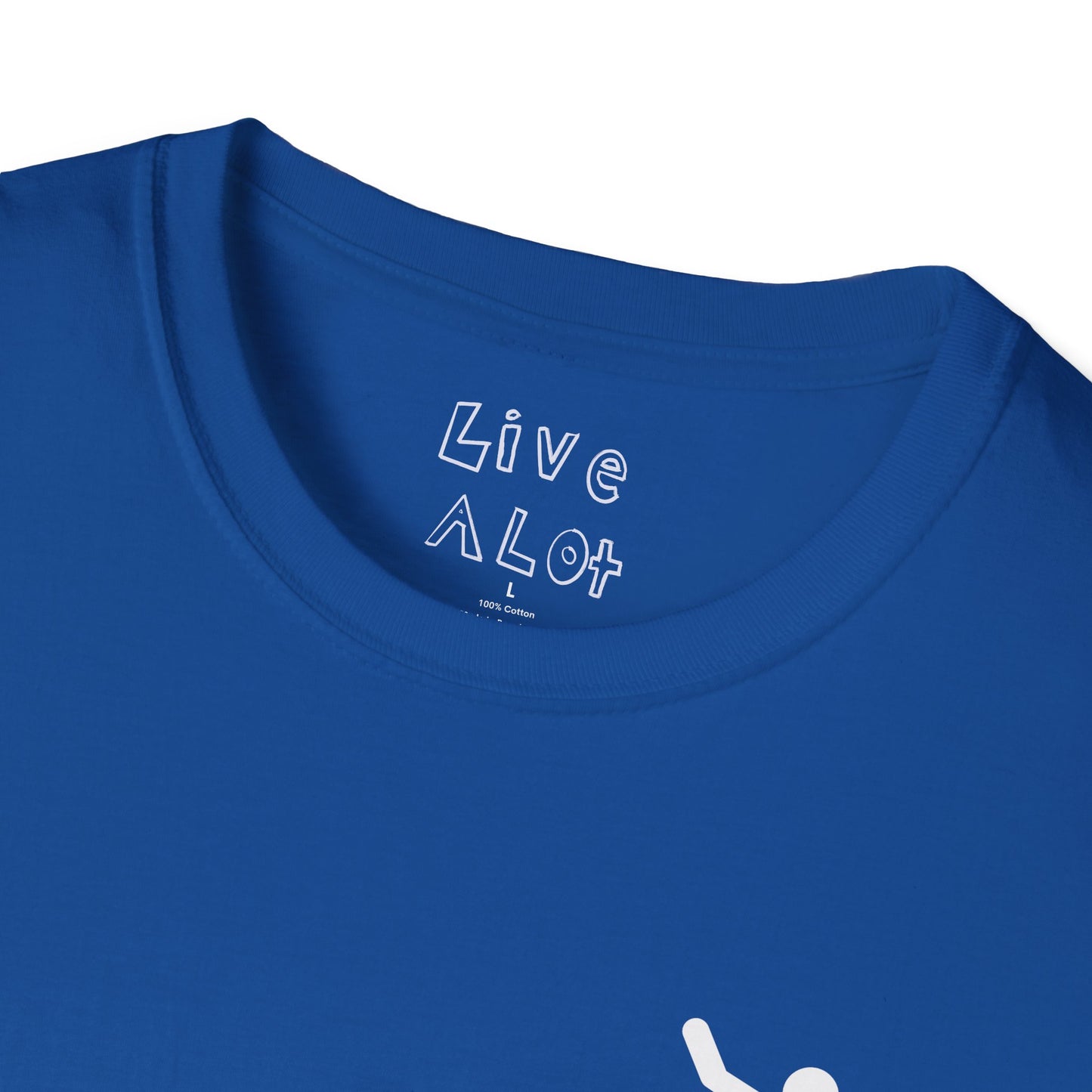 Live A Lot - Surfer Tee — Front & Back Print (Multiple Color Options)