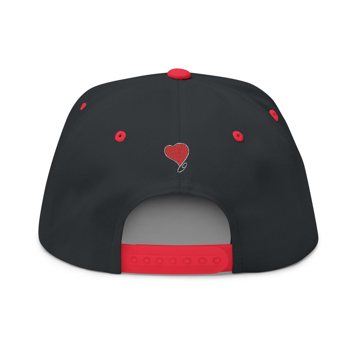 LIVE A LOT Heart Flat Bill Cap — City of Angels Edition
