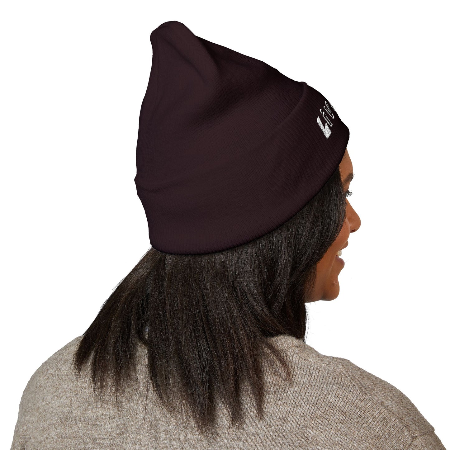 LIVE A LOT - Embroidered Beanie – WHITE (various color options)